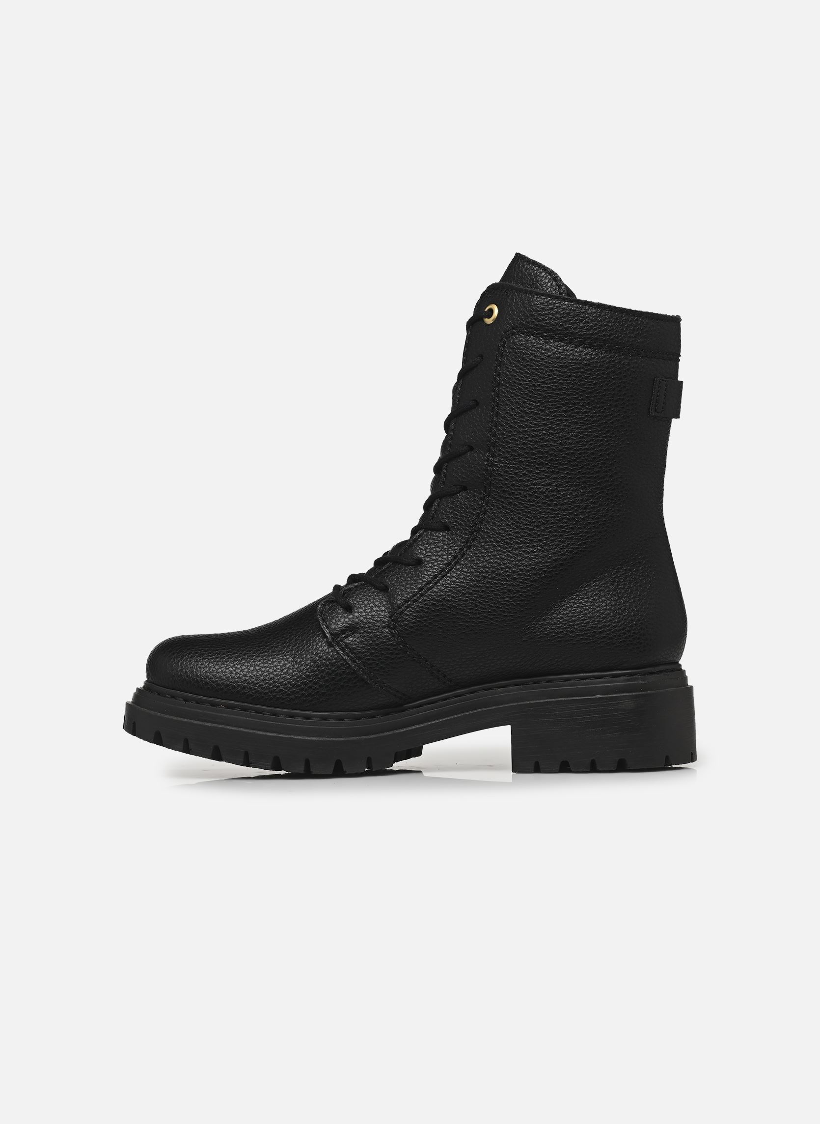 Bottines Classiques Rieker Pour Femme Modèle 72640 - Cuir Synthétique, Talon Bloc 4.6 Cm, Tige 17 Cm