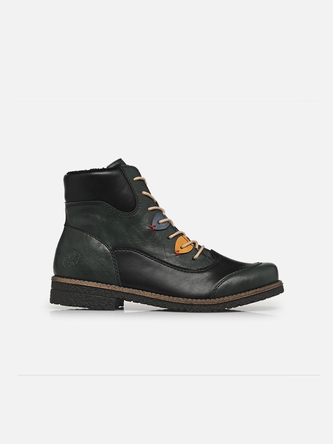 Geschnürte Stiefeletten 73510 damen mehrfarbig Rieker Geschnürte Stiefeletten 73510 damen mehrfarbig MULTICOLORE