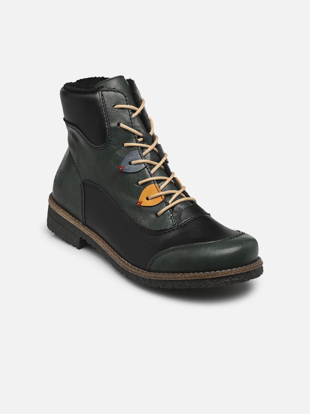 Geschnürte Stiefeletten 73510 damen mehrfarbig Rieker Geschnürte Stiefeletten 73510 damen mehrfarbig MULTICOLORE