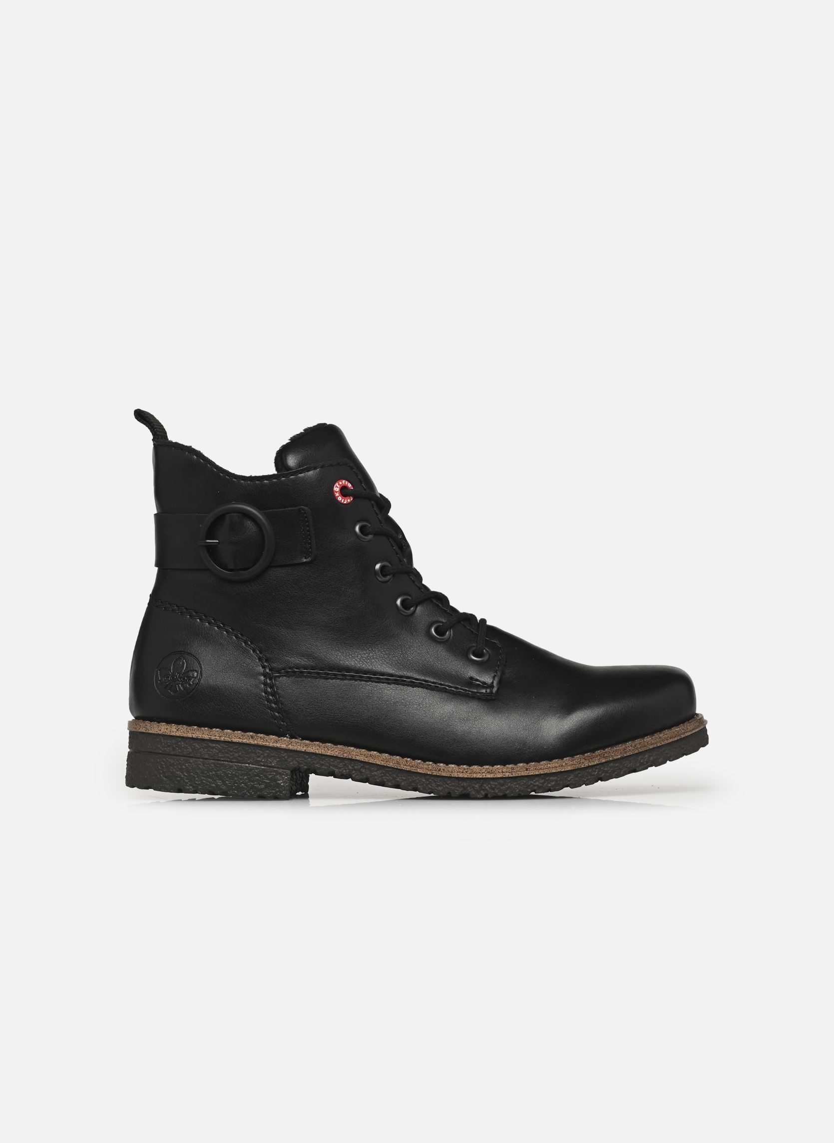 Bottines à lacets 73520 femme noir Rieker Bottines à lacets 73520 femme noir NOIR