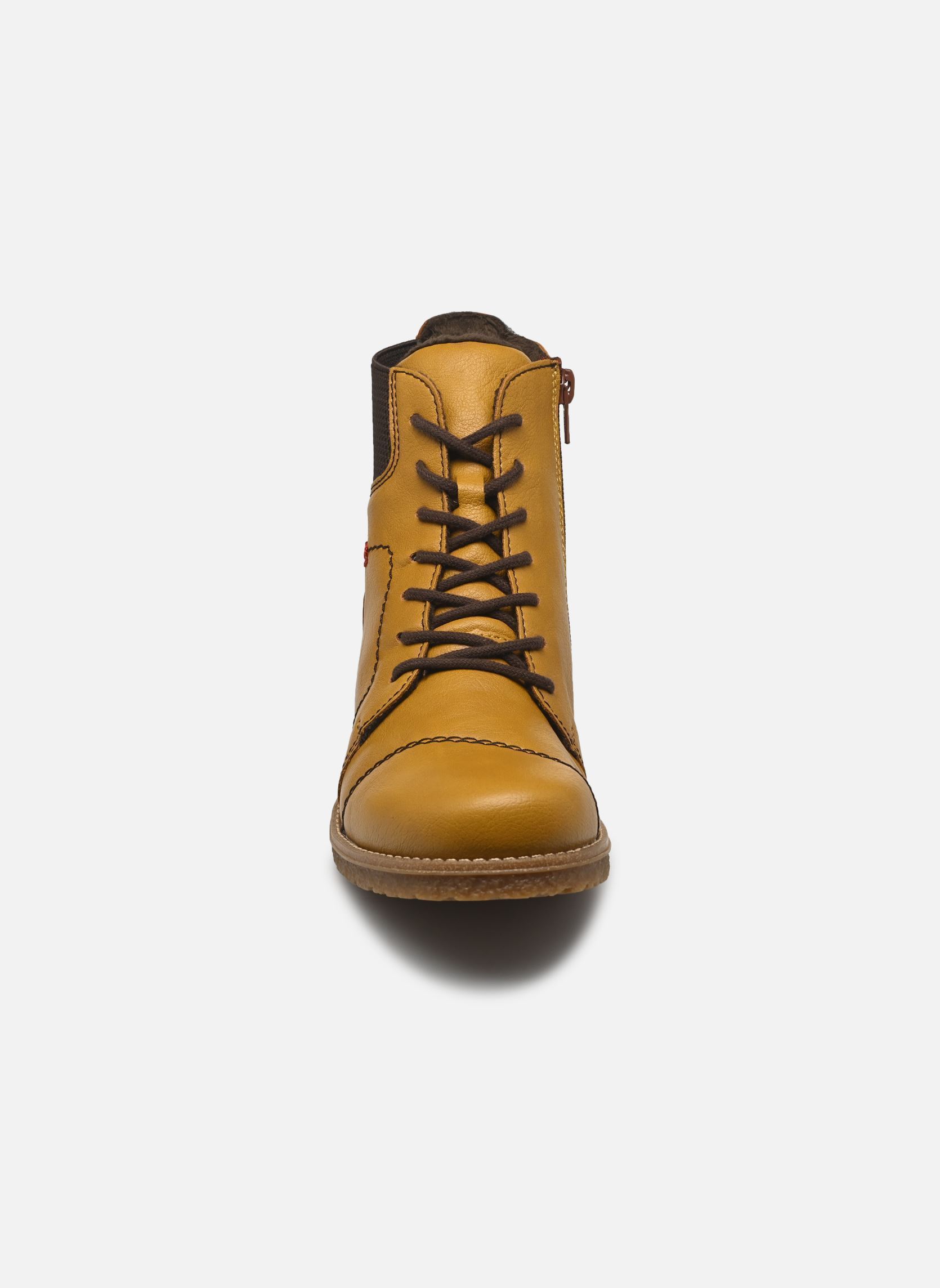 Bottines à lacets 73522 femme jaune Rieker Bottines à lacets 73522 femme jaune JAUNE COMBINÉ