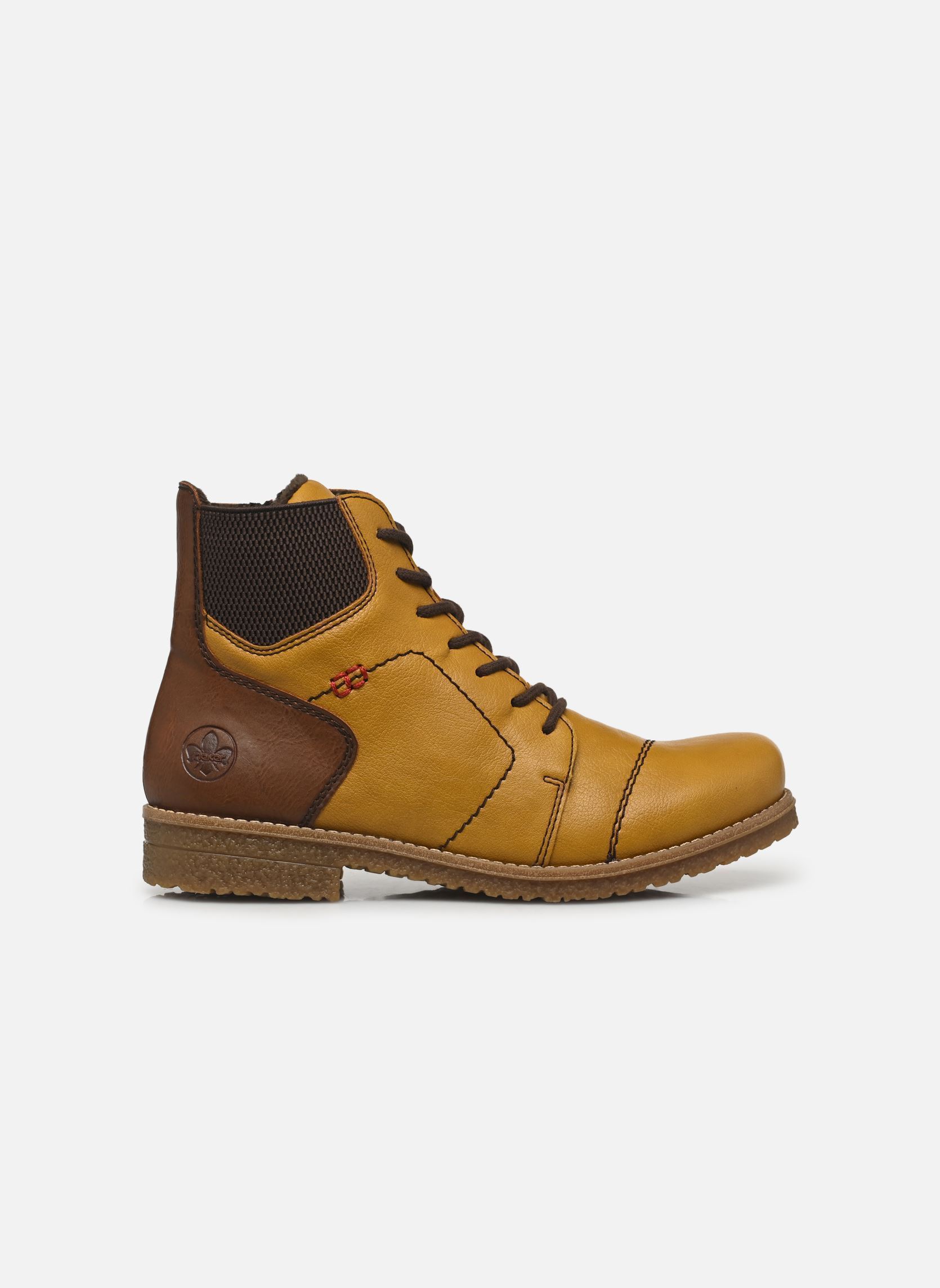 Bottines à lacets 73522 femme jaune Rieker Bottines à lacets 73522 femme jaune JAUNE COMBINÉ