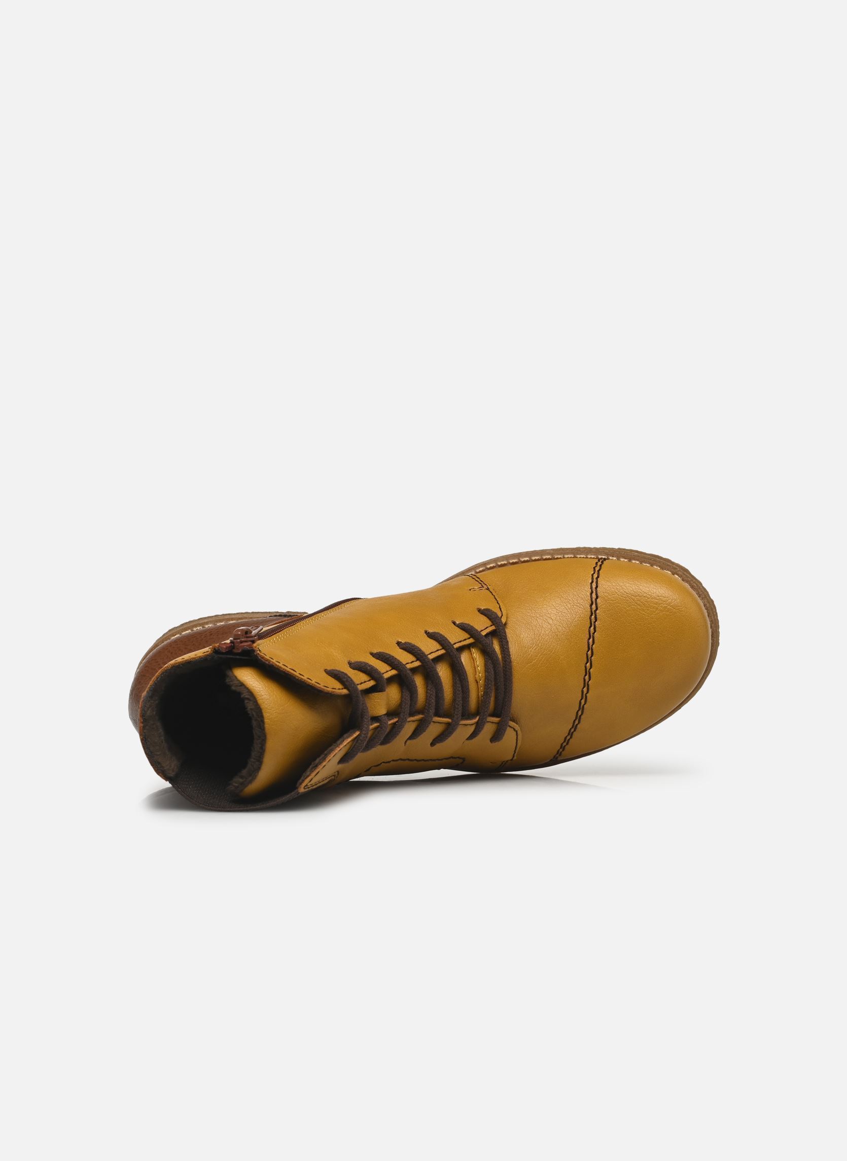 Bottines à lacets 73522 femme jaune Rieker Bottines à lacets 73522 femme jaune JAUNE COMBINÉ