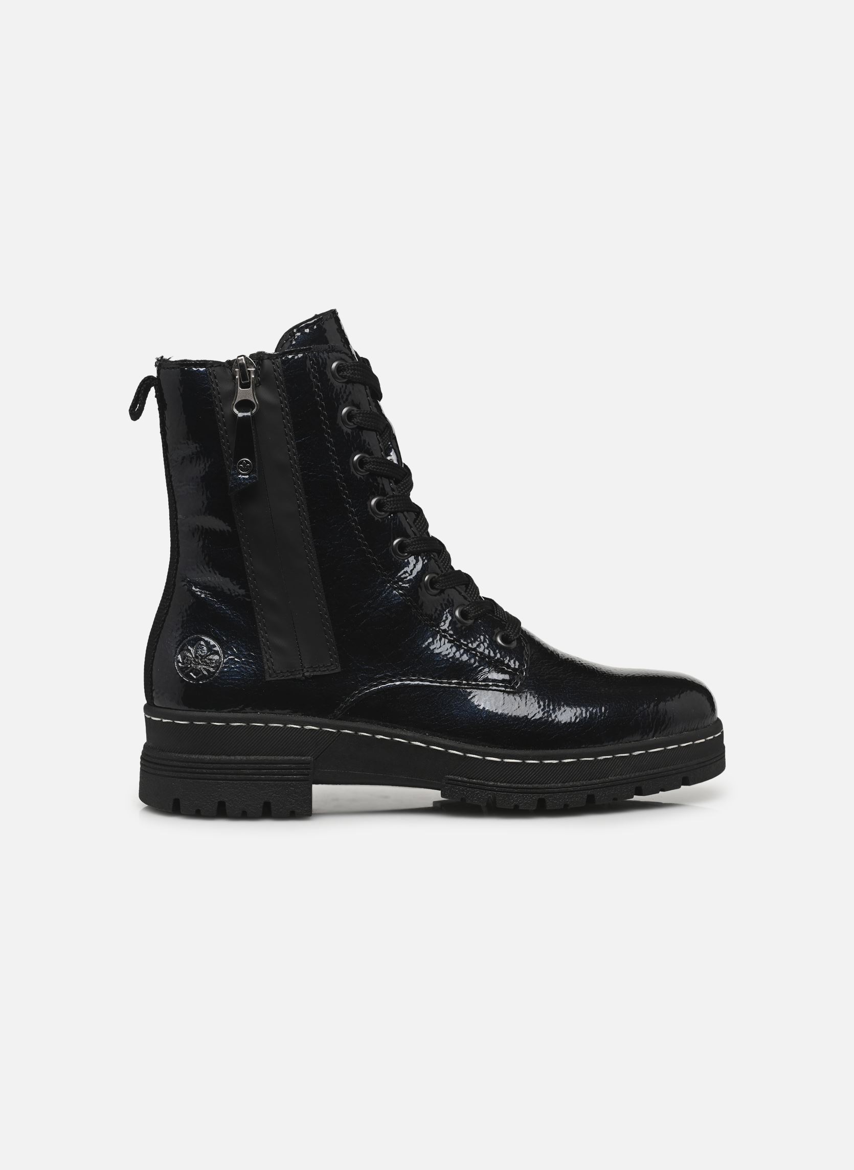 Veterlaarsjes 73821 dames blauw Rieker Veterlaarsjes 73821 dames blauw BLEU