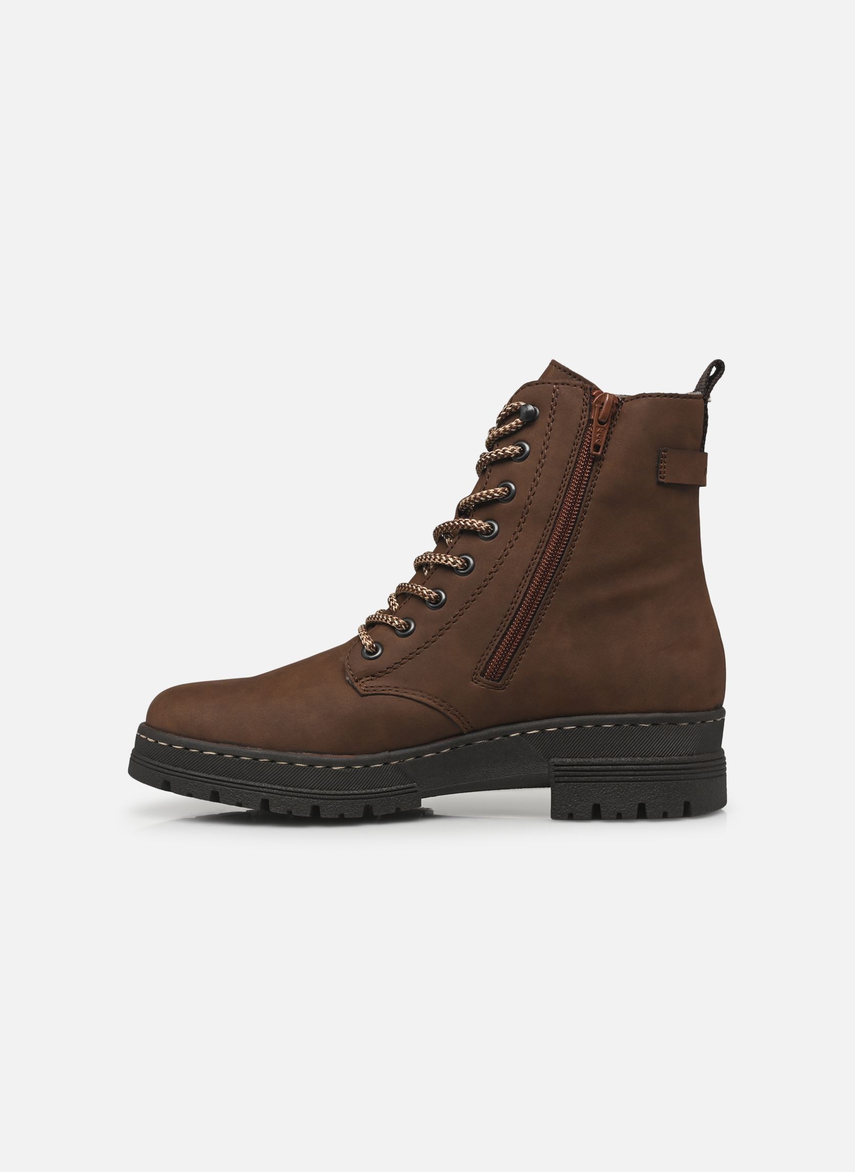 Bottines à lacets 73850 femme marron Rieker Bottines à lacets 73850 femme marron MARRON