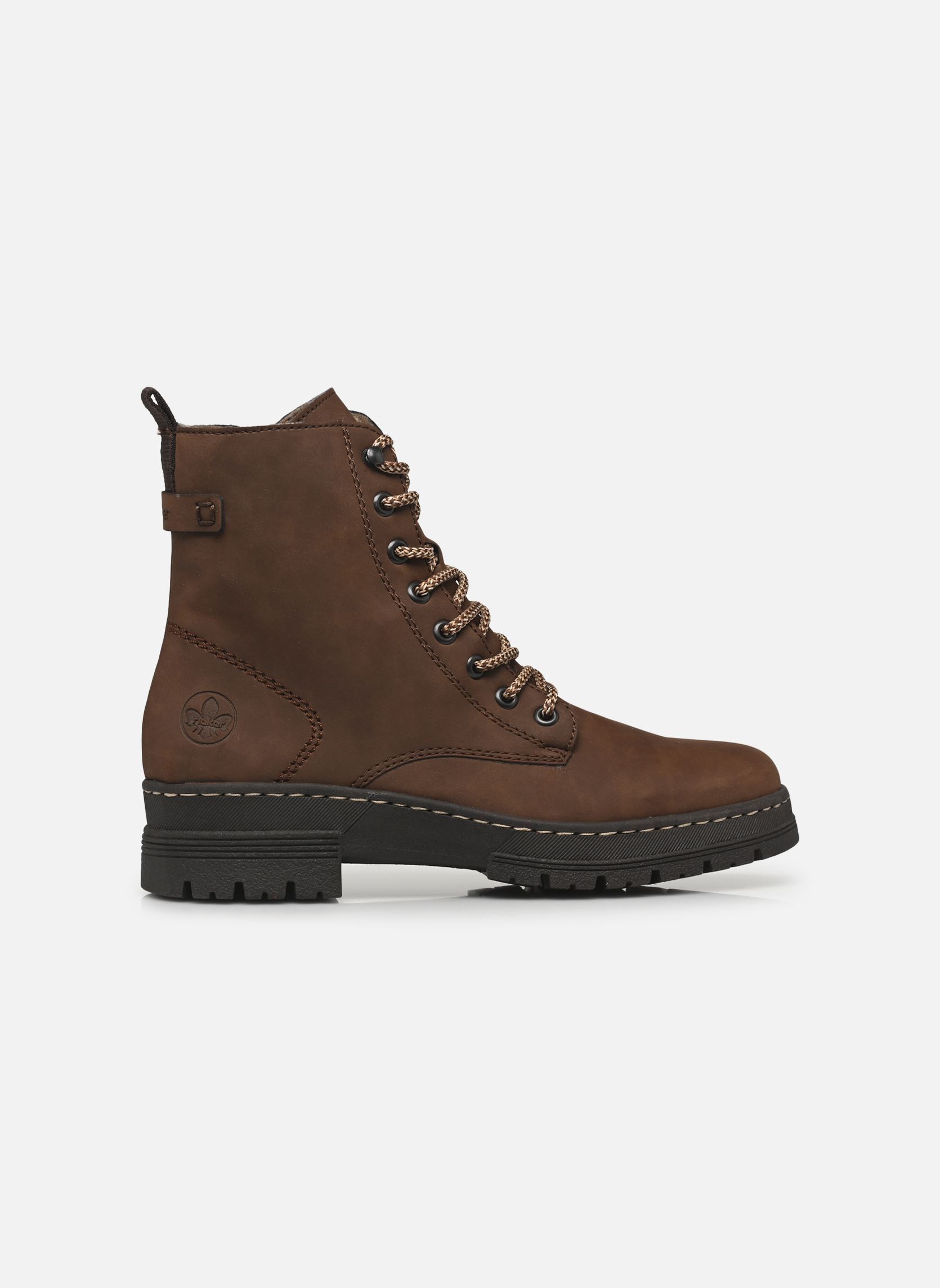 Bottines à lacets 73850 femme marron Rieker Bottines à lacets 73850 femme marron MARRON