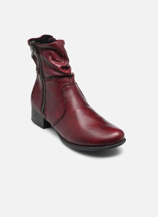Rieker comfort enkellaarzen cognac