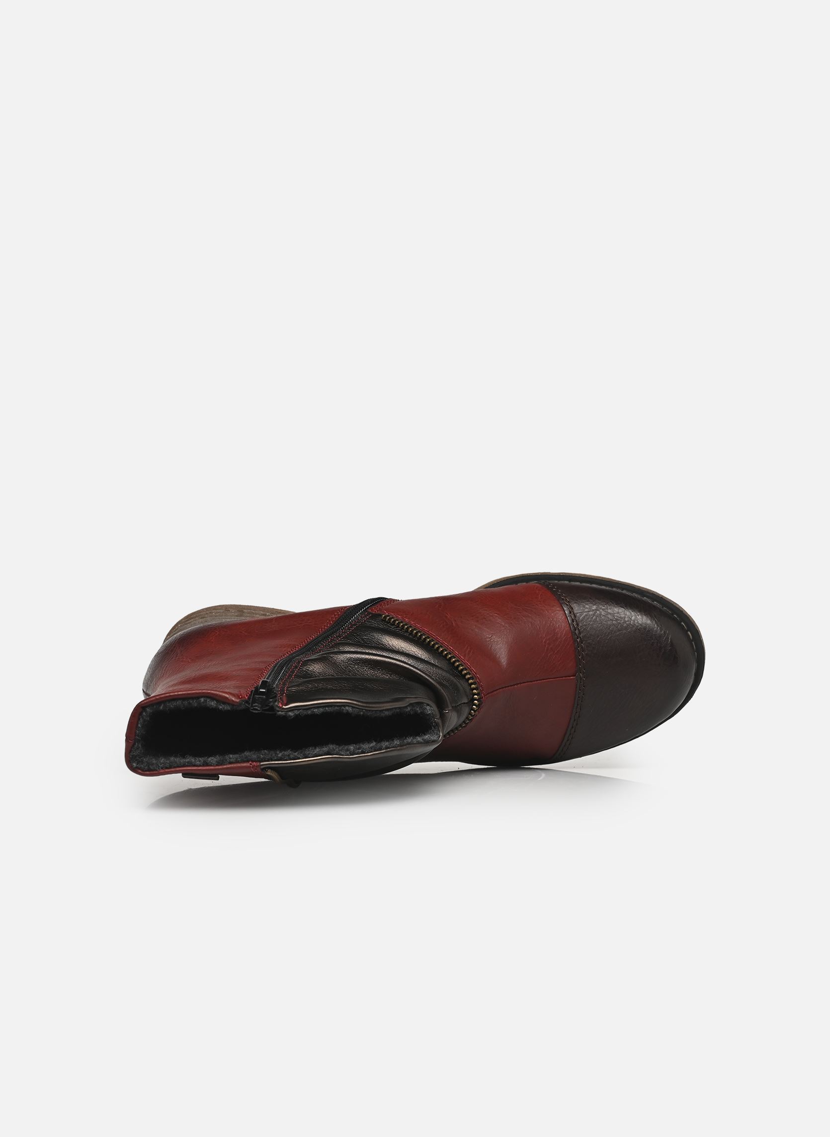 Stiefeletten und Stiefel 79654 damen rot Rieker Stiefeletten und Stiefel 79654 damen rot ROUGE COMBINÉ