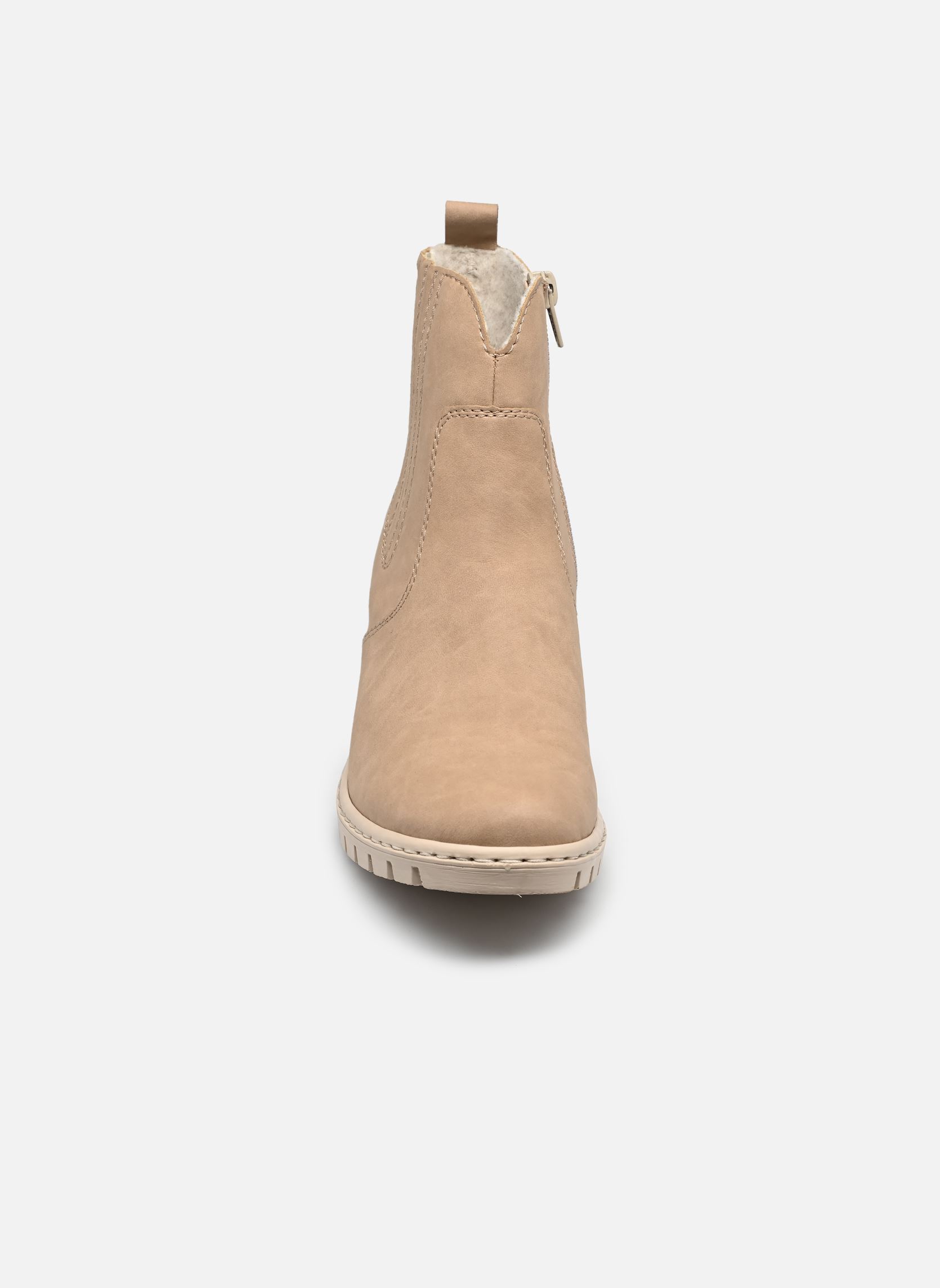 Bottines et boots Y2571 femme beige Rieker Bottines et boots Y2571 femme beige MARRON