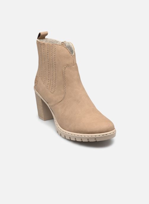 Rieker Enkellaarzen en boots Y2571 dames beige