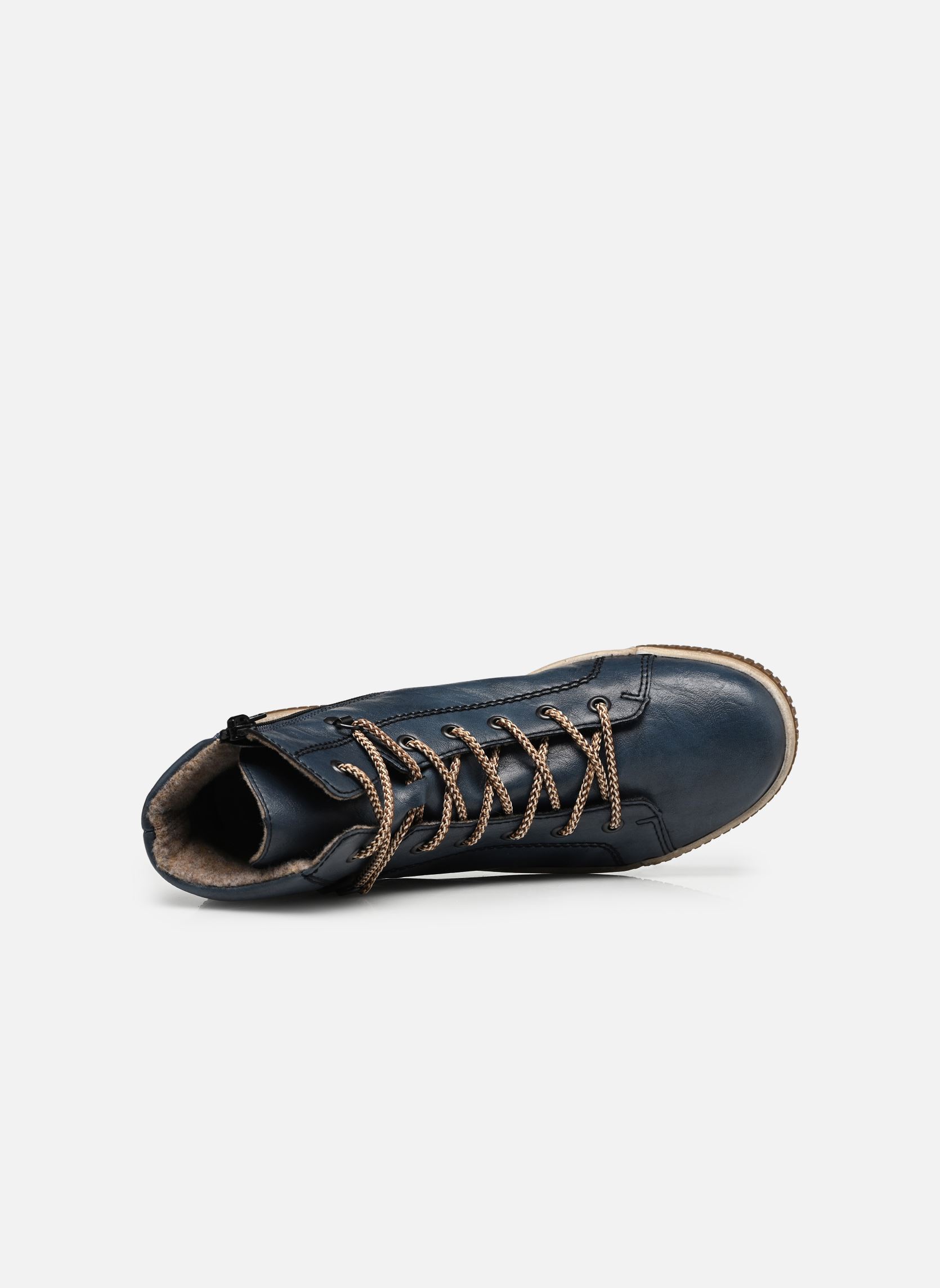 Hoge sneakers N0730 dames blauw Rieker Hoge sneakers N0730 dames blauw BALTIK/MOGANO