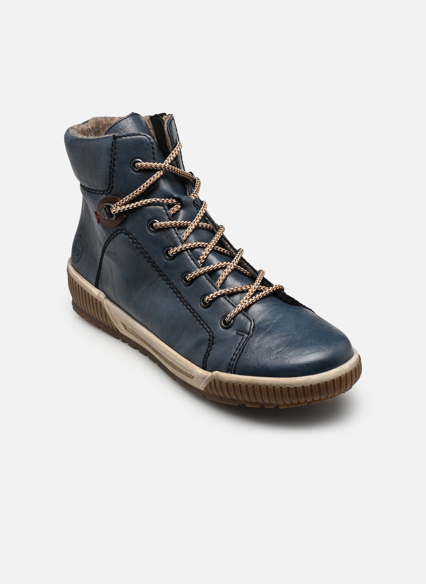 Hoge sneakers N0730 dames blauw Rieker Hoge sneakers N0730 dames blauw BALTIK/MOGANO