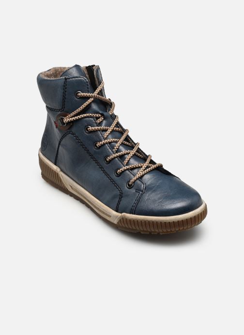 Rieker Hoge sneakers N0730 dames blauw