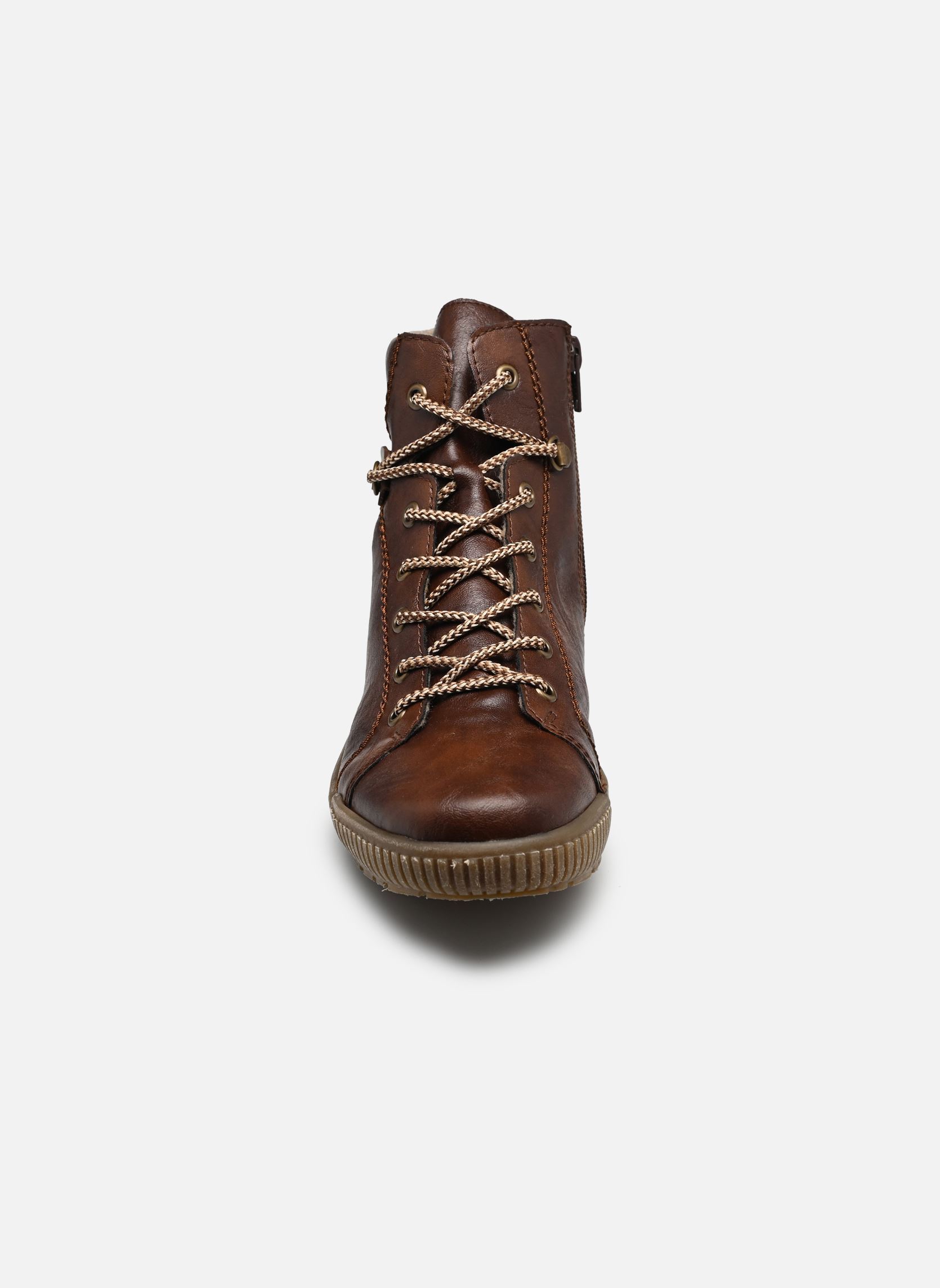 Hoge sneakers N0730 dames bruin Rieker Hoge sneakers N0730 dames bruin CHESTNUT/MOGANO