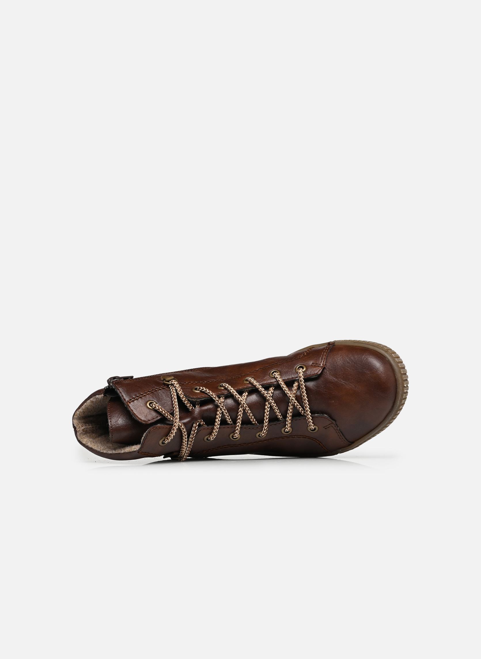 Hoge sneakers N0730 dames bruin Rieker Hoge sneakers N0730 dames bruin CHESTNUT/MOGANO