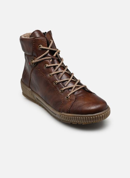 Rieker Hoge sneakers N0730 dames bruin
