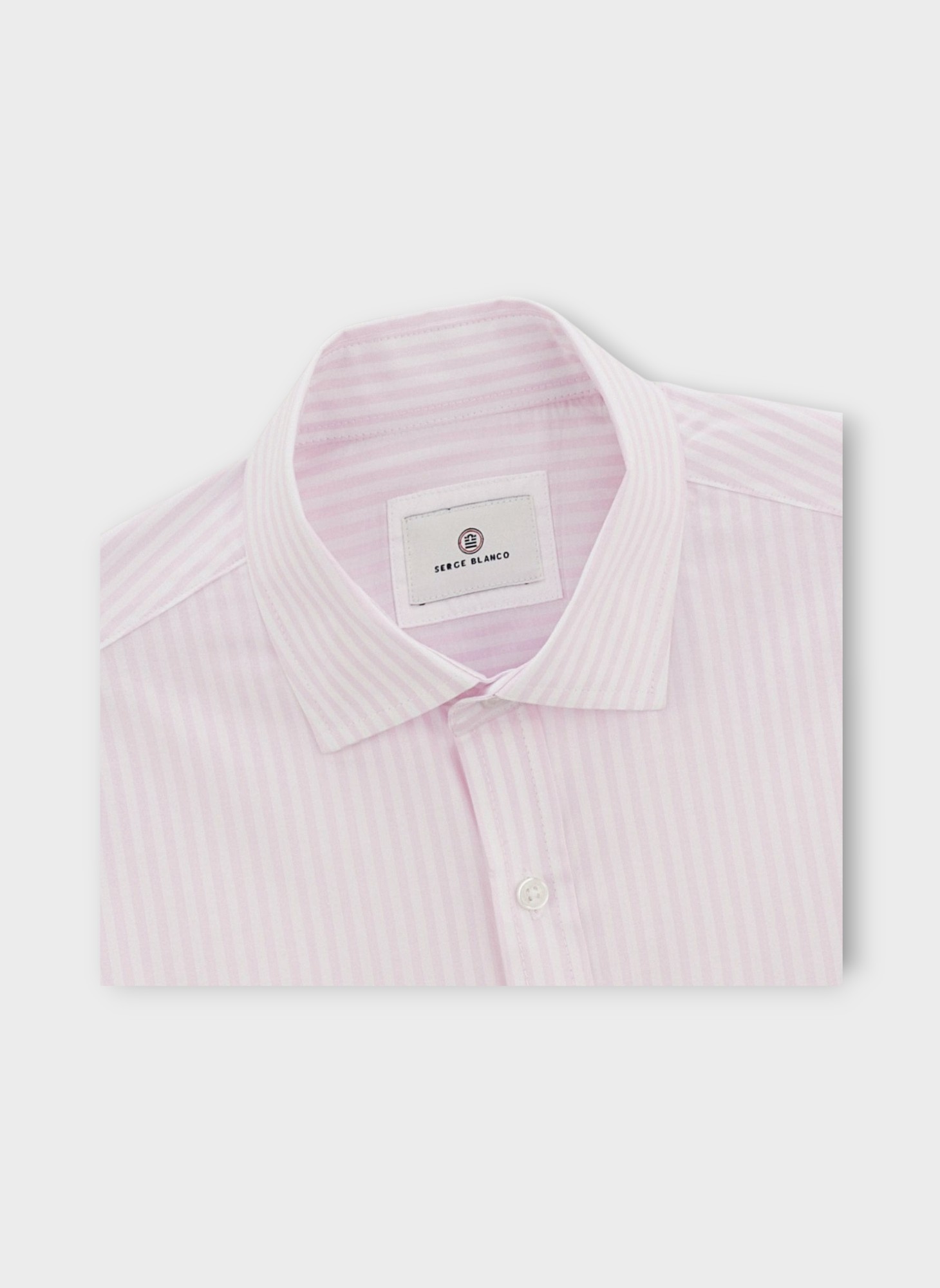 Chemises Charles homme rose Serge Blanco Chemises Charles homme rose Rose