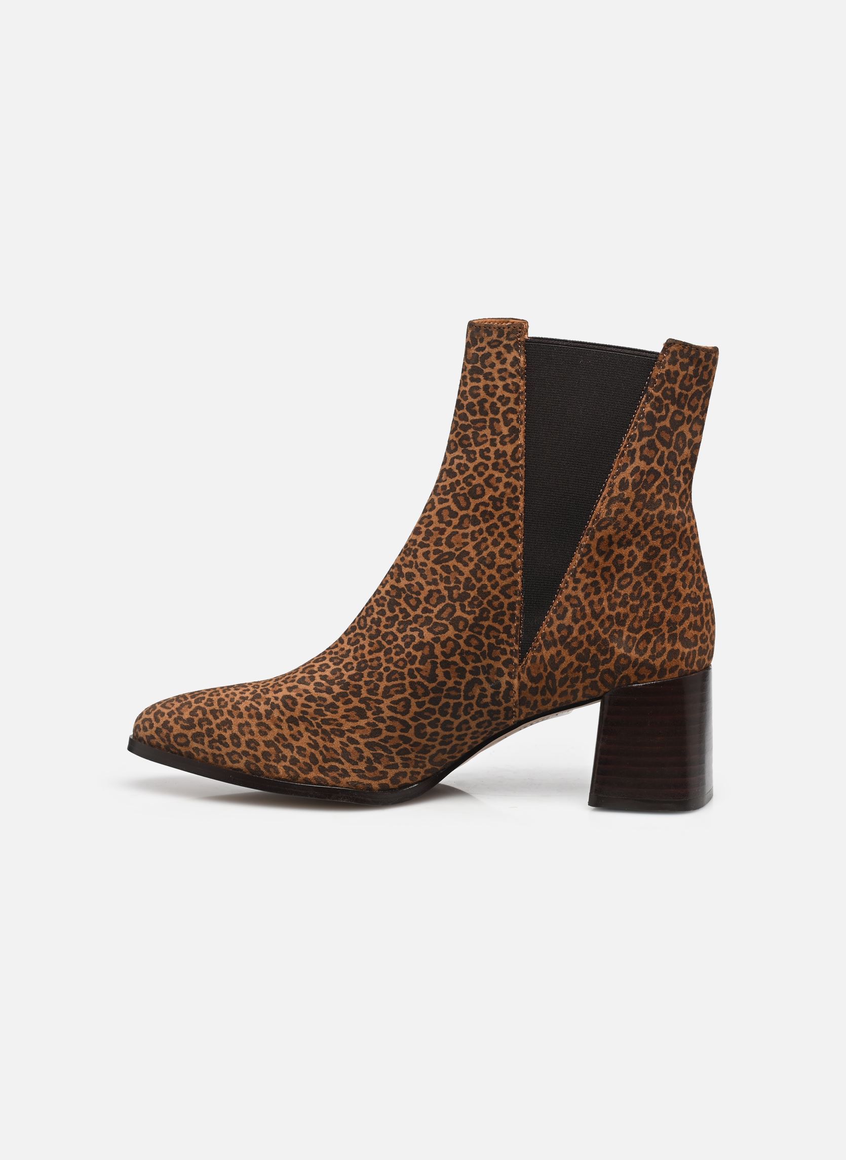 Bottines et boots Siangle femme marron Georgia Rose Bottines et boots Siangle femme marron LÉOPARD
