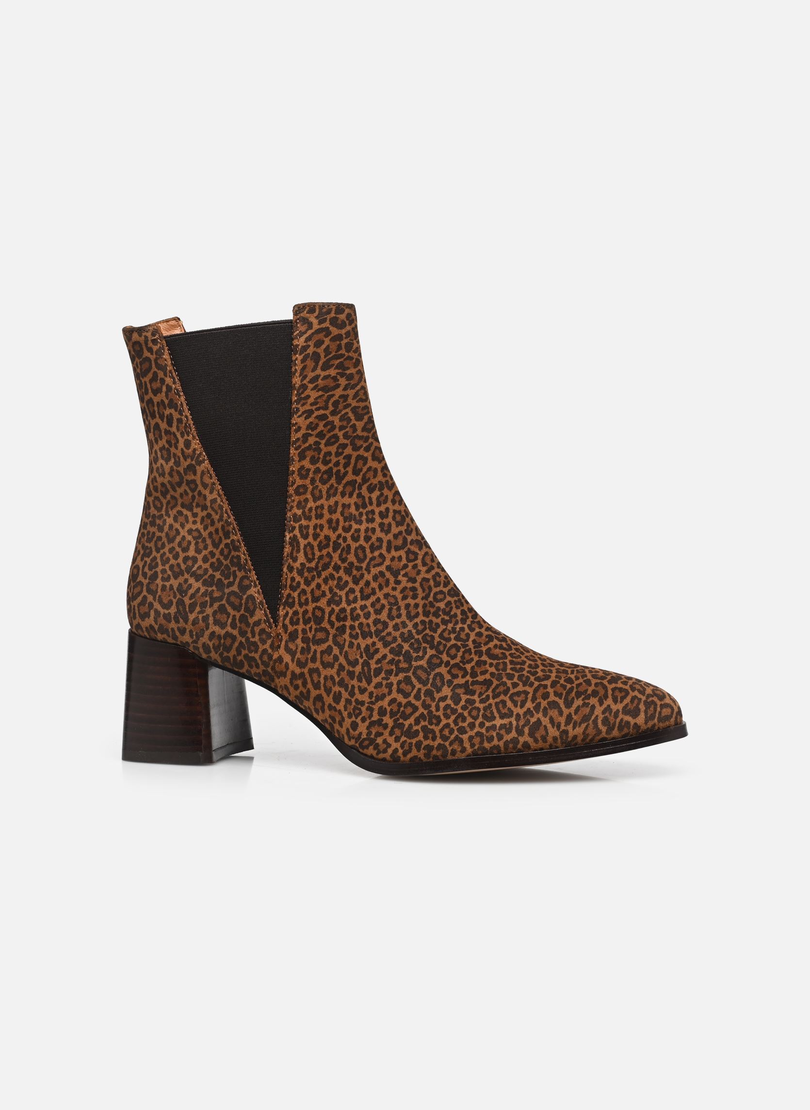Bottines et boots Siangle femme marron Georgia Rose Bottines et boots Siangle femme marron LÉOPARD
