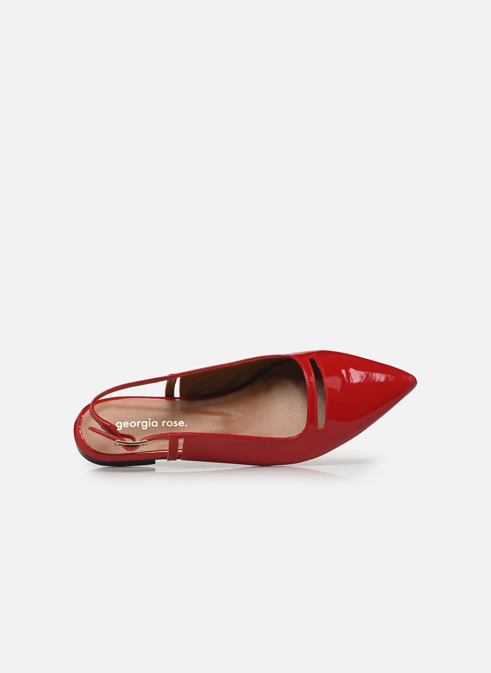 Klassische Ballerinas Salba damen rot Georgia Rose Klassische Ballerinas Salba damen rot ROUGE