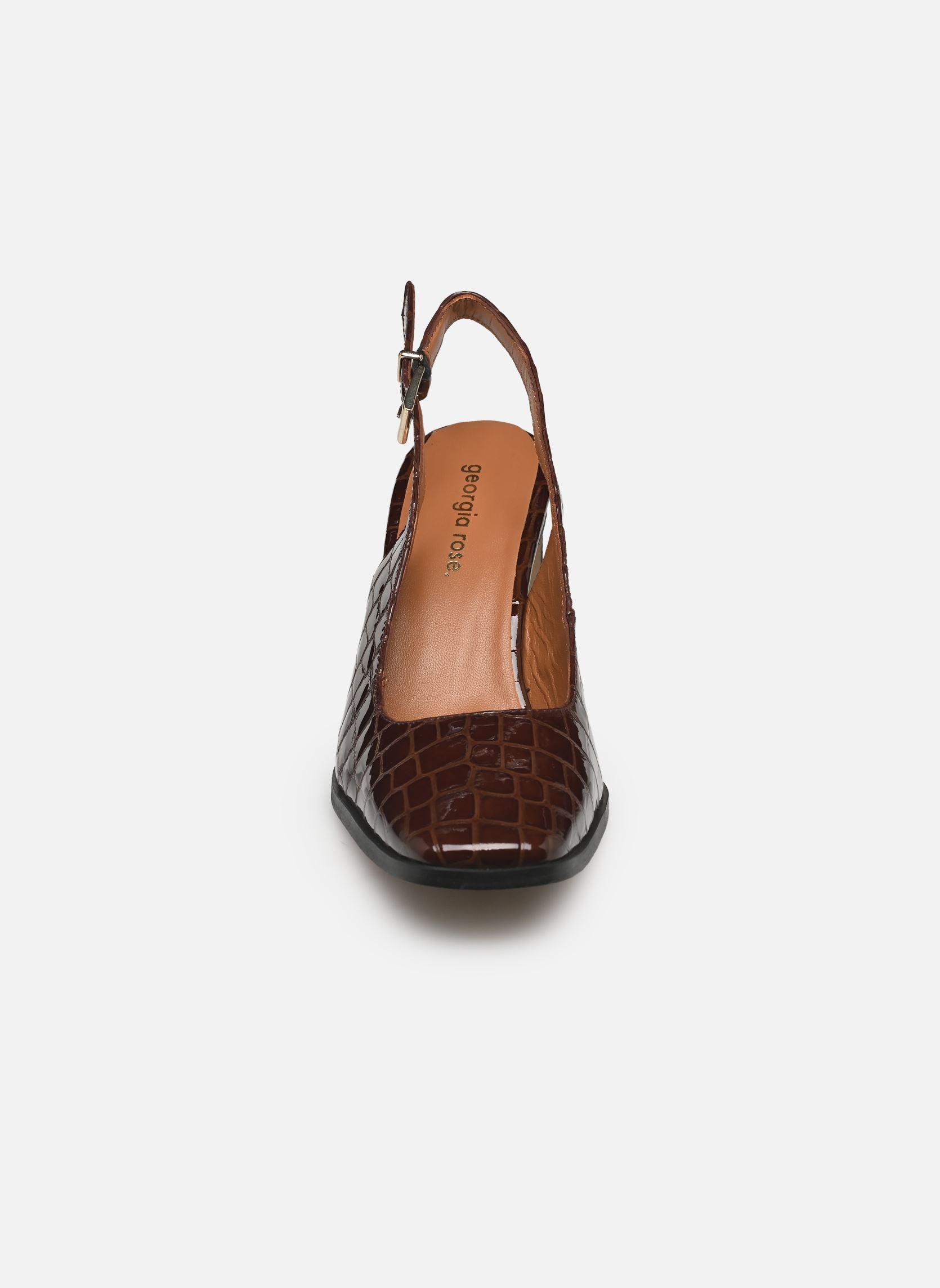 Slingback pumps Saraba dames bruin Georgia Rose Slingback pumps Saraba dames bruin CHOCOLAT