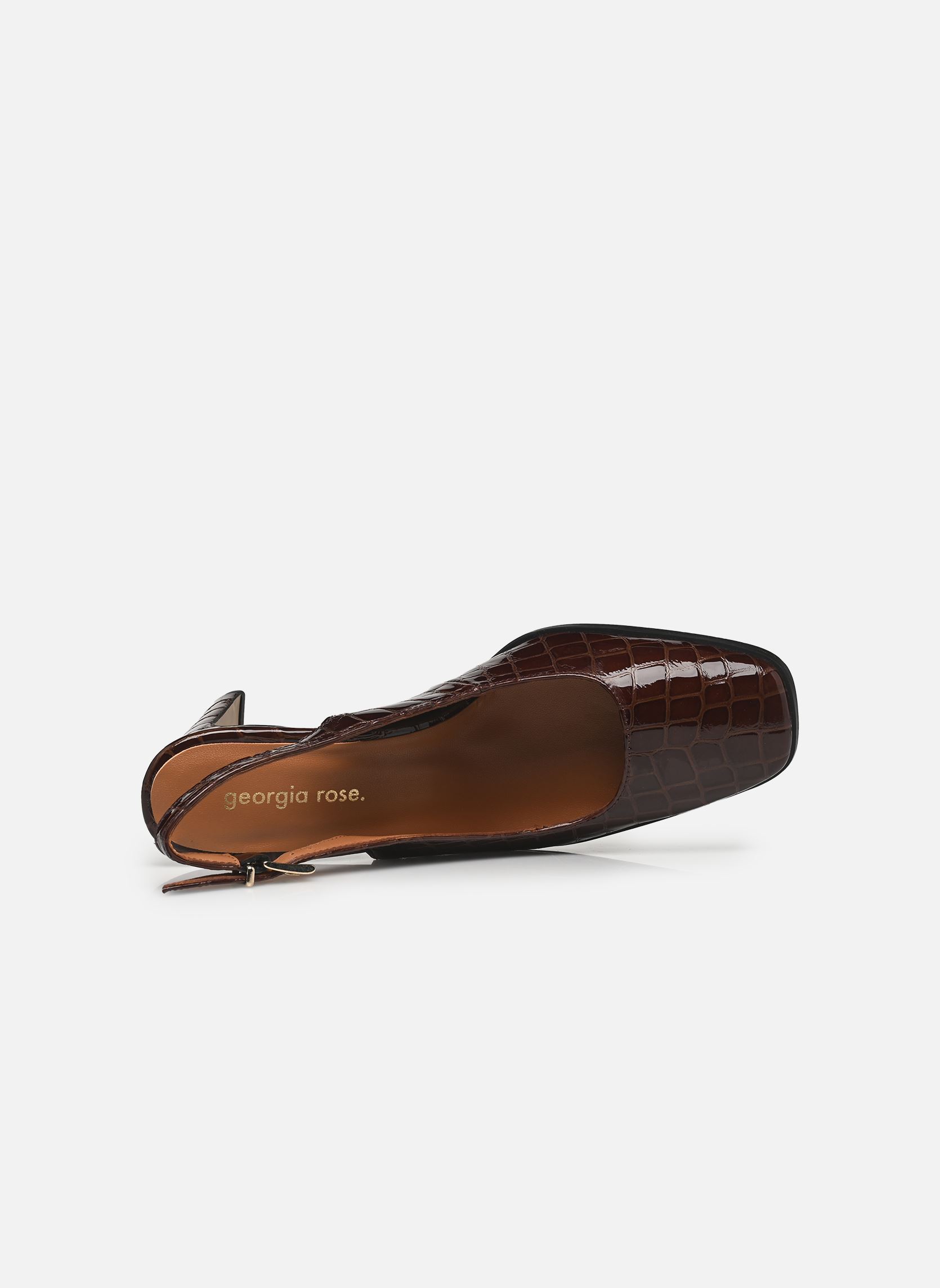 Slingback pumps Saraba dames bruin Georgia Rose Slingback pumps Saraba dames bruin CHOCOLAT