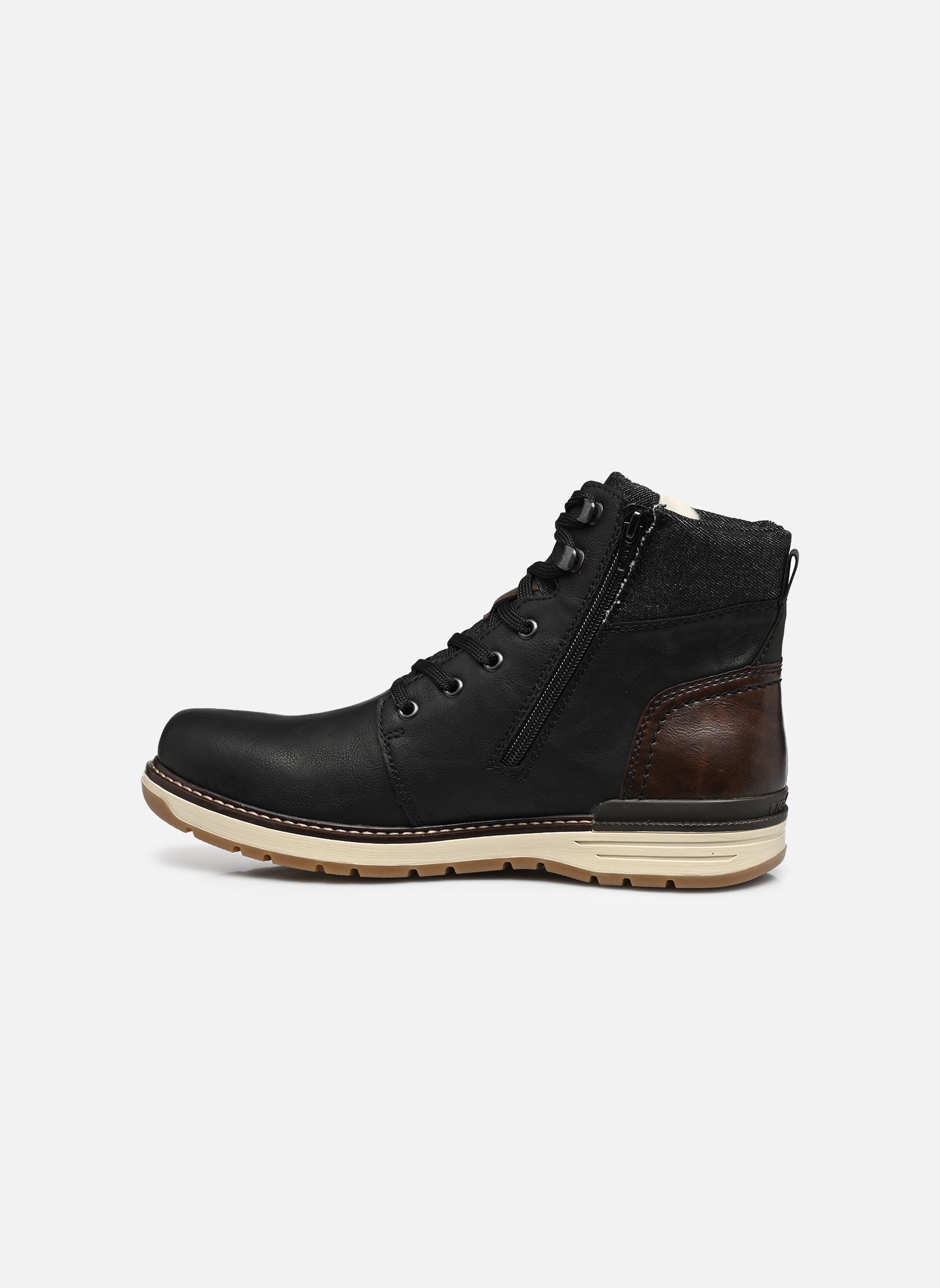 Veterlaarsjes 39440 heren zwart Rieker Veterlaarsjes 39440 heren zwart NOIR COMBINE