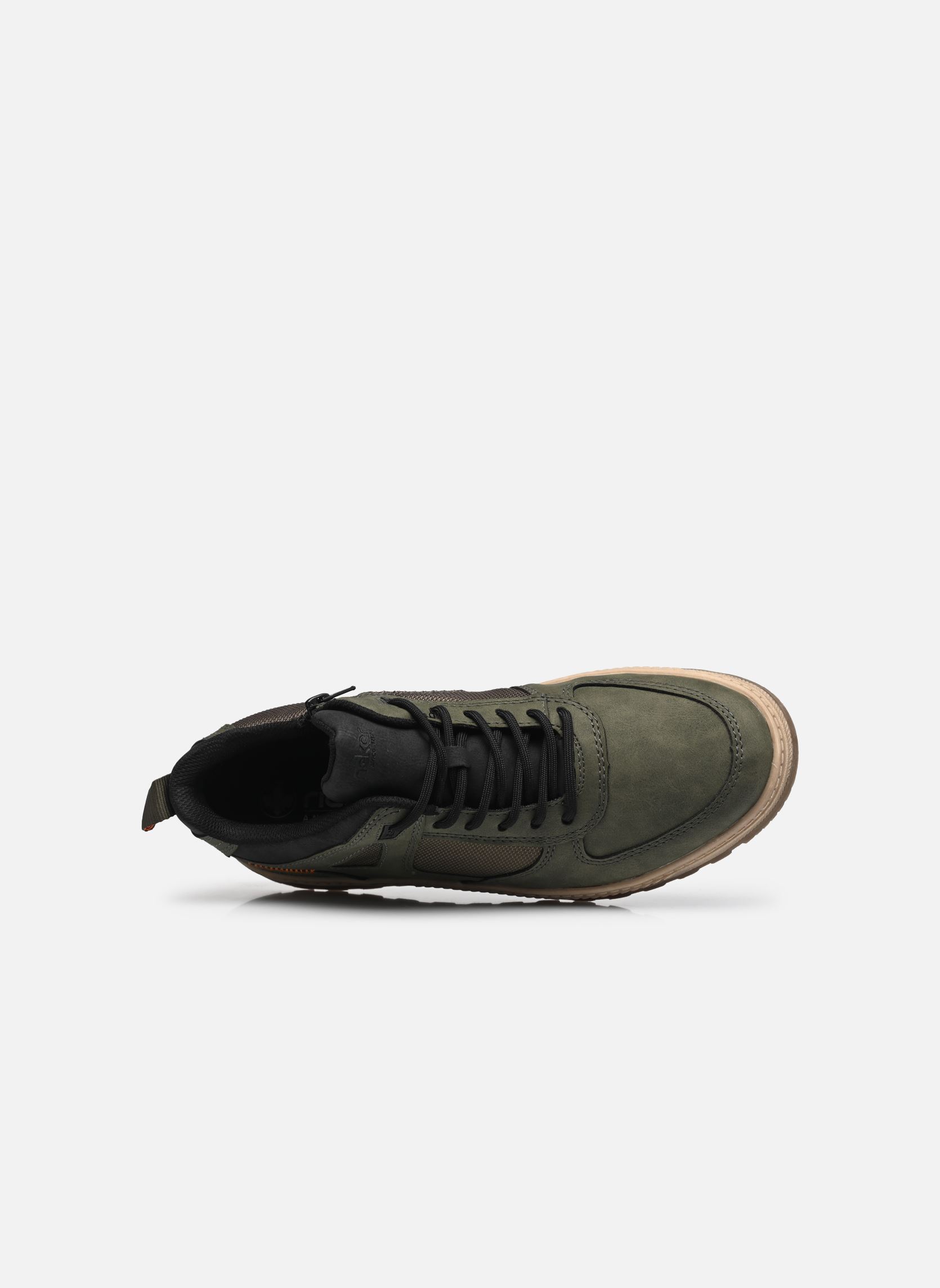 Baskets montantes 37004 homme vert Rieker Baskets montantes 37004 homme vert MOOS/MOOR/SCHWARZ