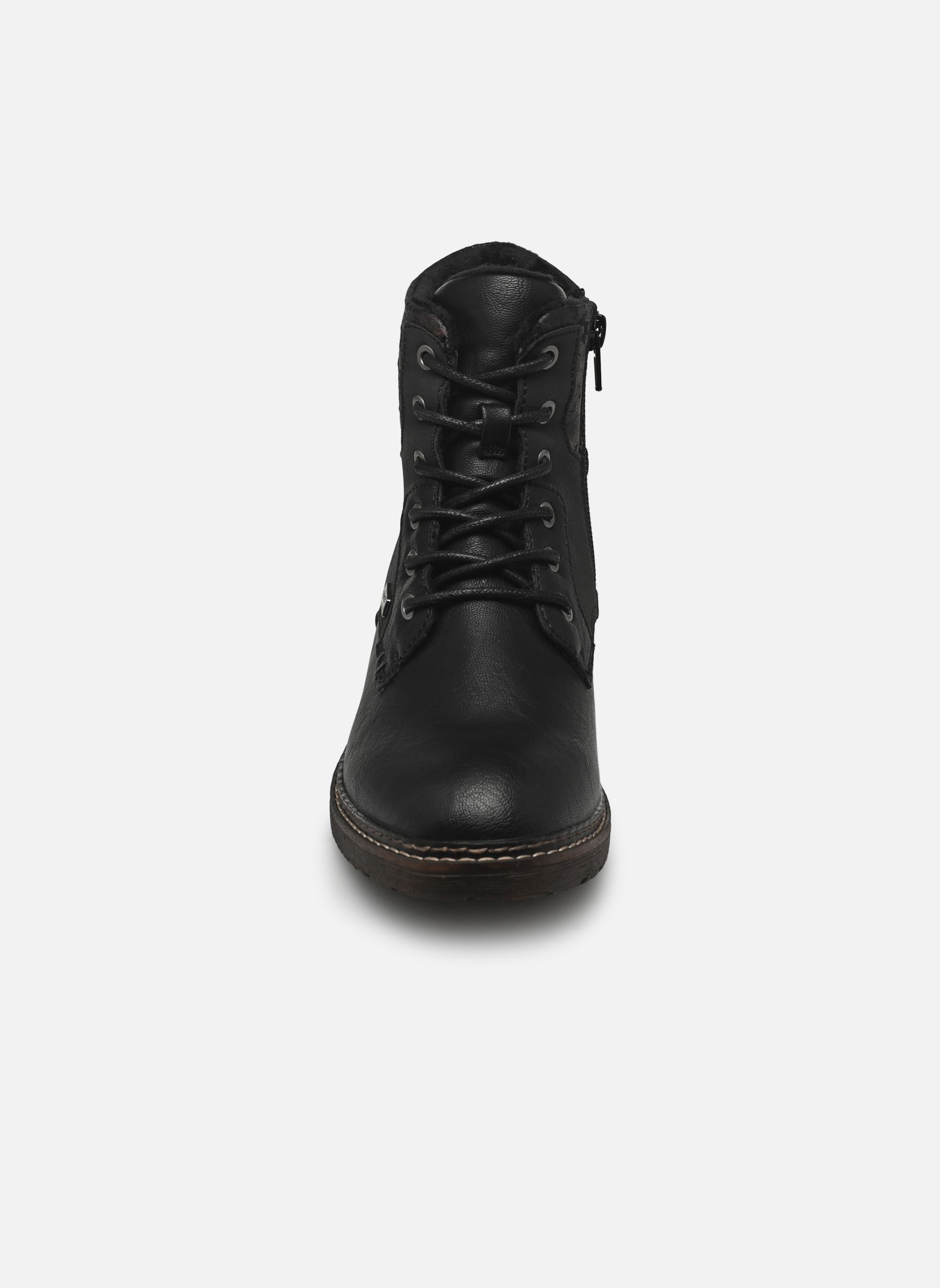 Geschnürte Stiefeletten 94712 damen schwarz Rieker Geschnürte Stiefeletten 94712 damen schwarz NOIR COMBINÉ