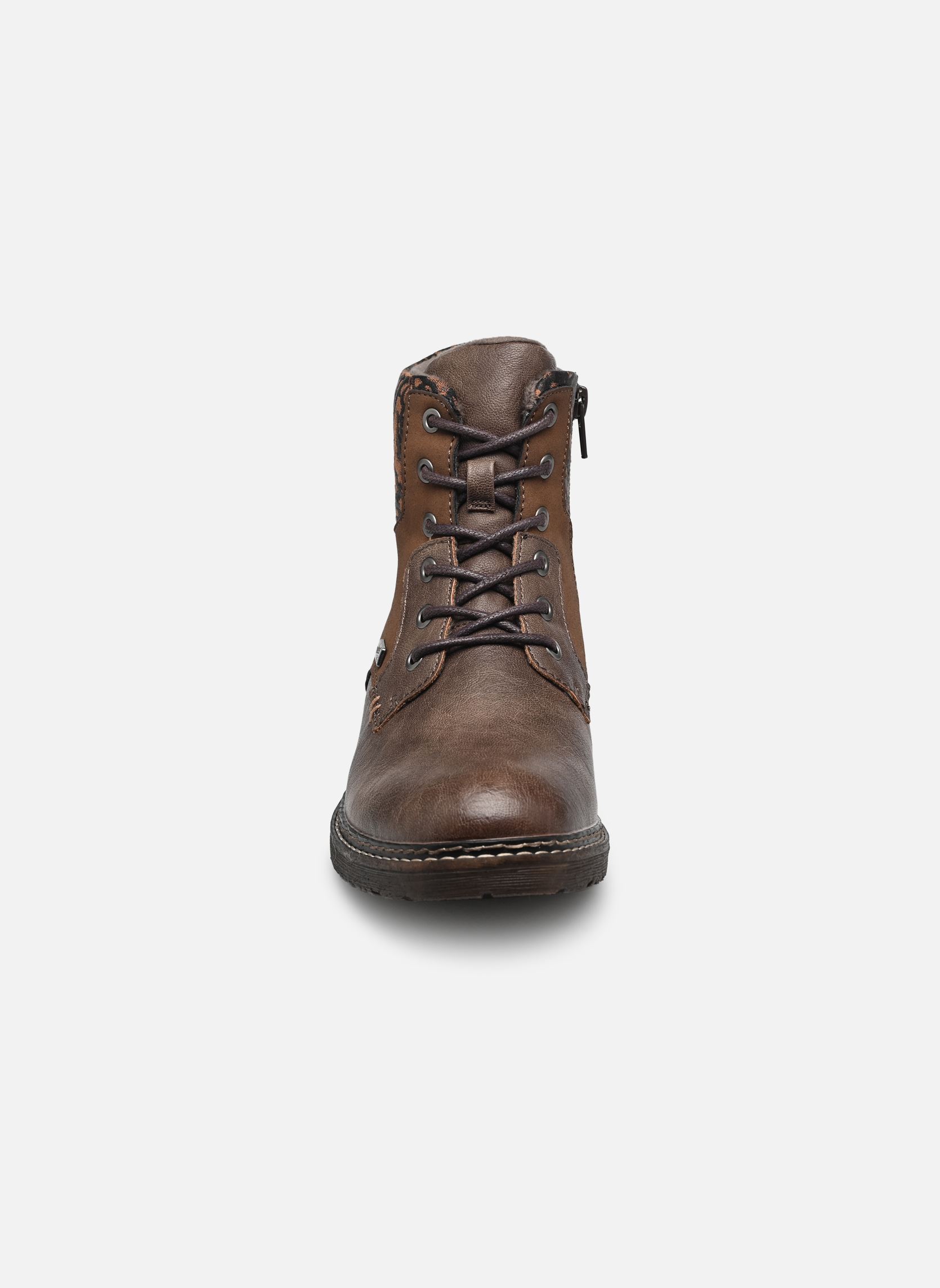 Geschnürte Stiefeletten 94712 damen braun Rieker Geschnürte Stiefeletten 94712 damen braun MARRON COMBINÉ