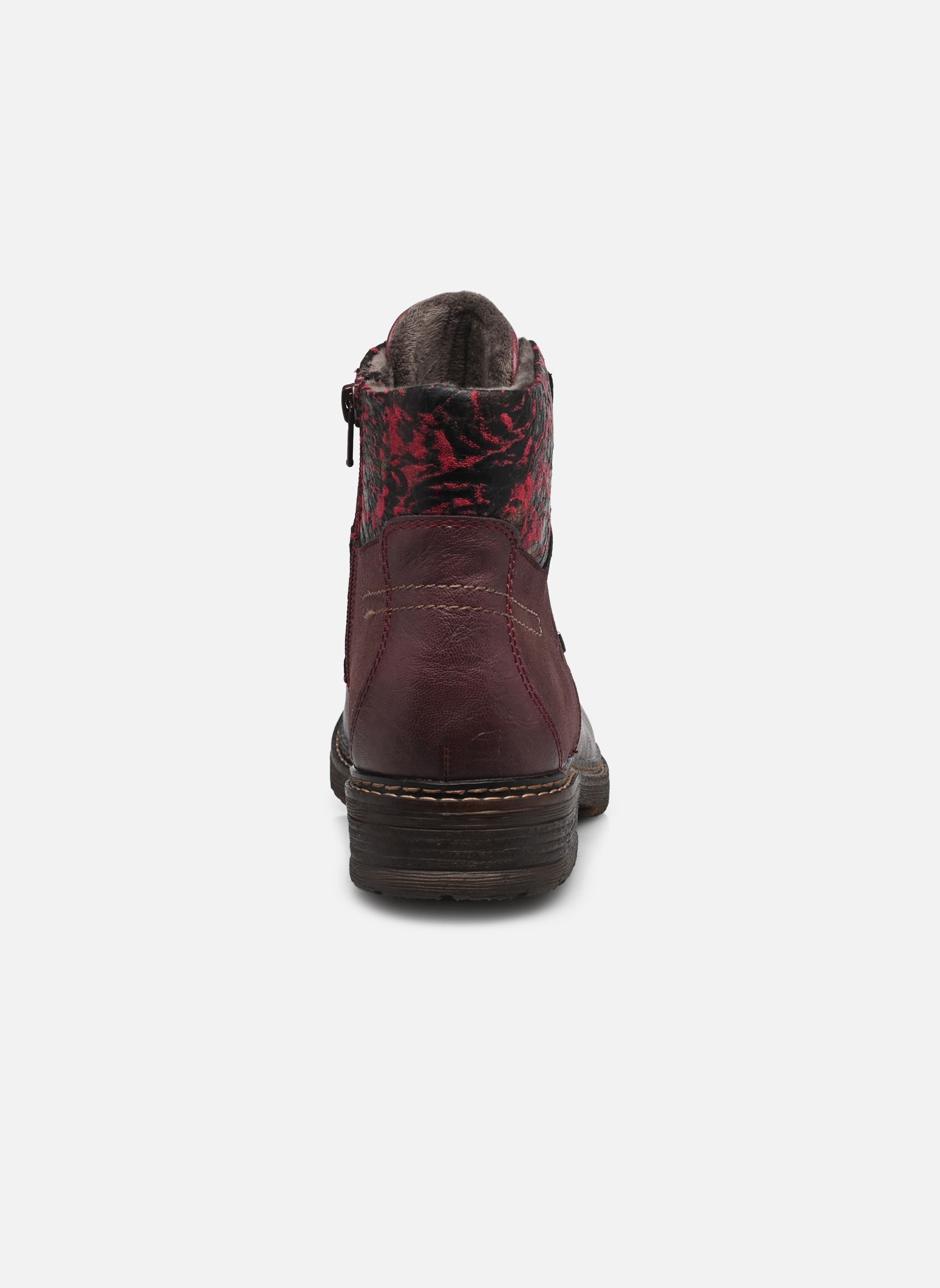 Veterlaarsjes 94712 dames rood Rieker Veterlaarsjes 94712 dames rood ROUGE COMBINÉ