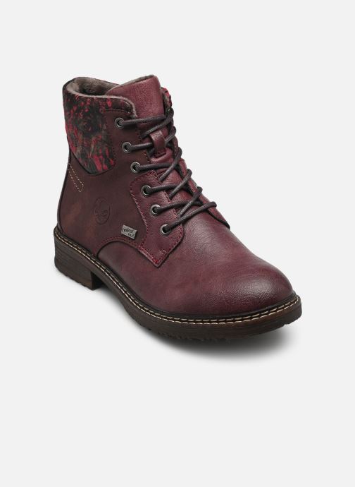 Rieker Veterlaarsjes 94712 dames rood