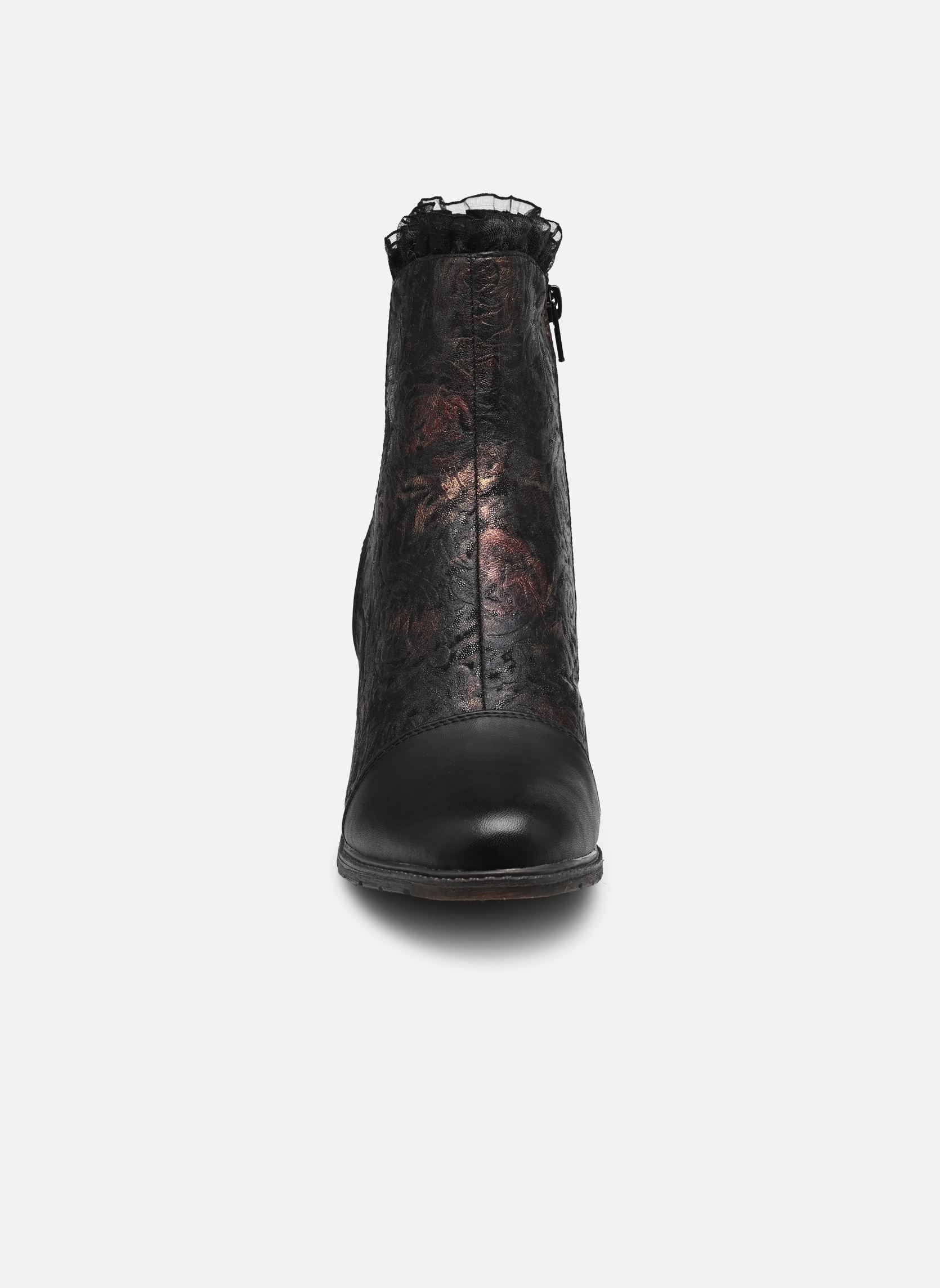 Enkellaarzen en boots 96064 dames zwart Rieker Enkellaarzen en boots 96064 dames zwart MULTICOLORE