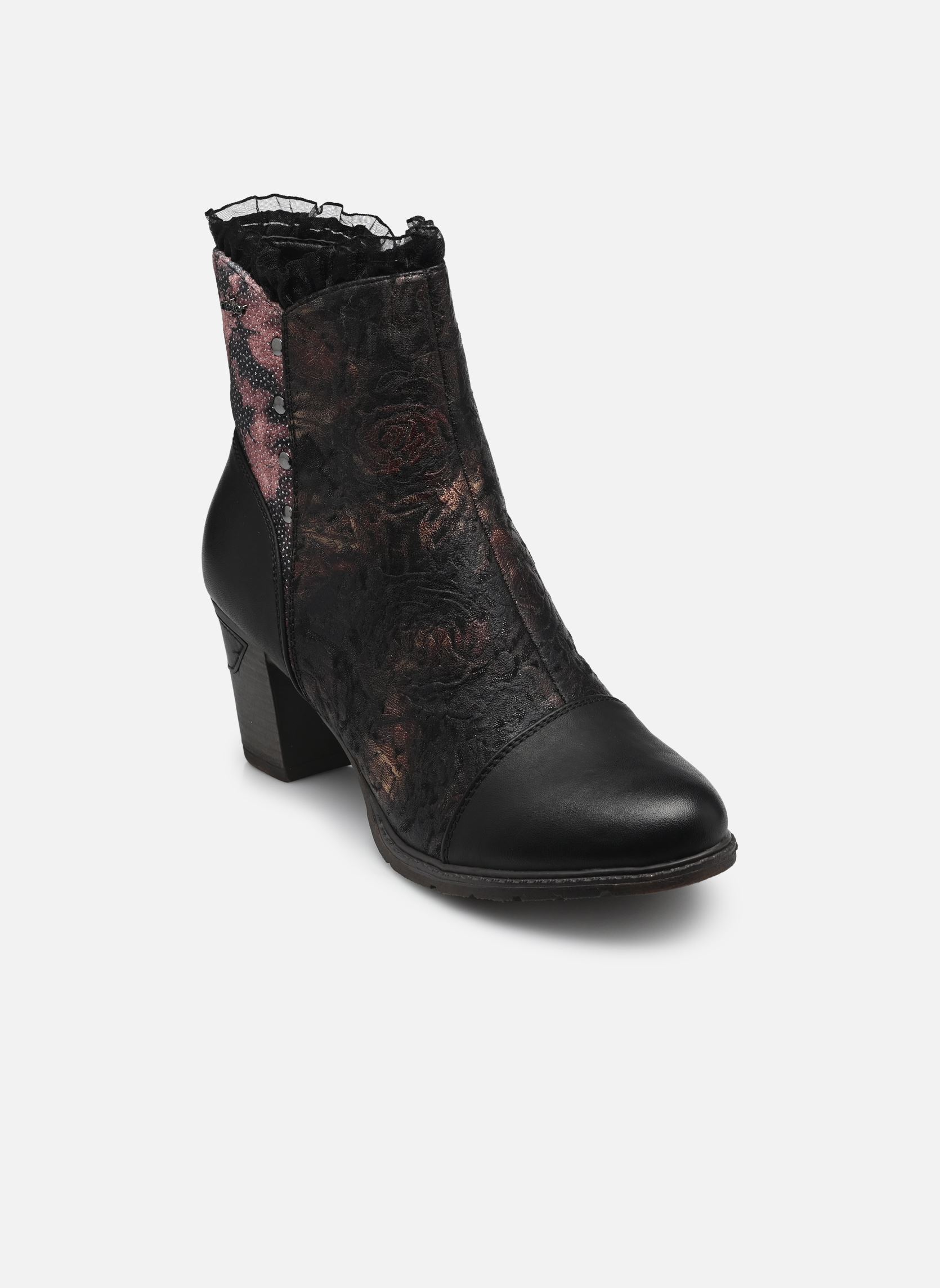 Enkellaarzen en boots 96064 dames zwart Rieker Enkellaarzen en boots 96064 dames zwart MULTICOLORE
