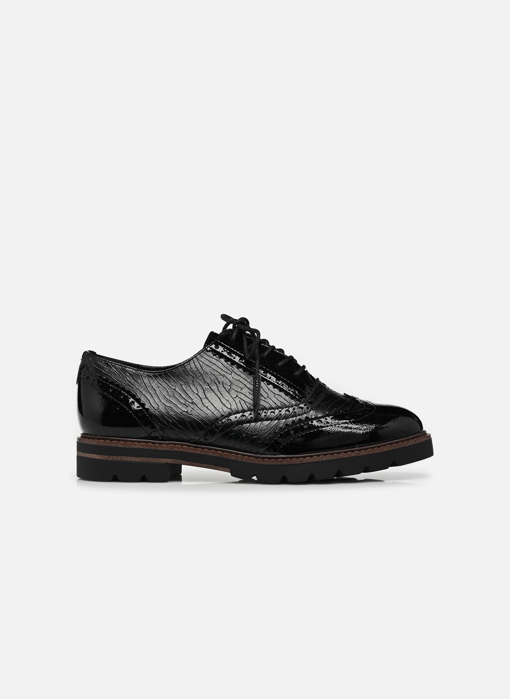 Richelieus-Schuhe 23700-41 damen schwarz Marco Tozzi Richelieus-Schuhe 23700-41 damen schwarz BLACK STR.COMB