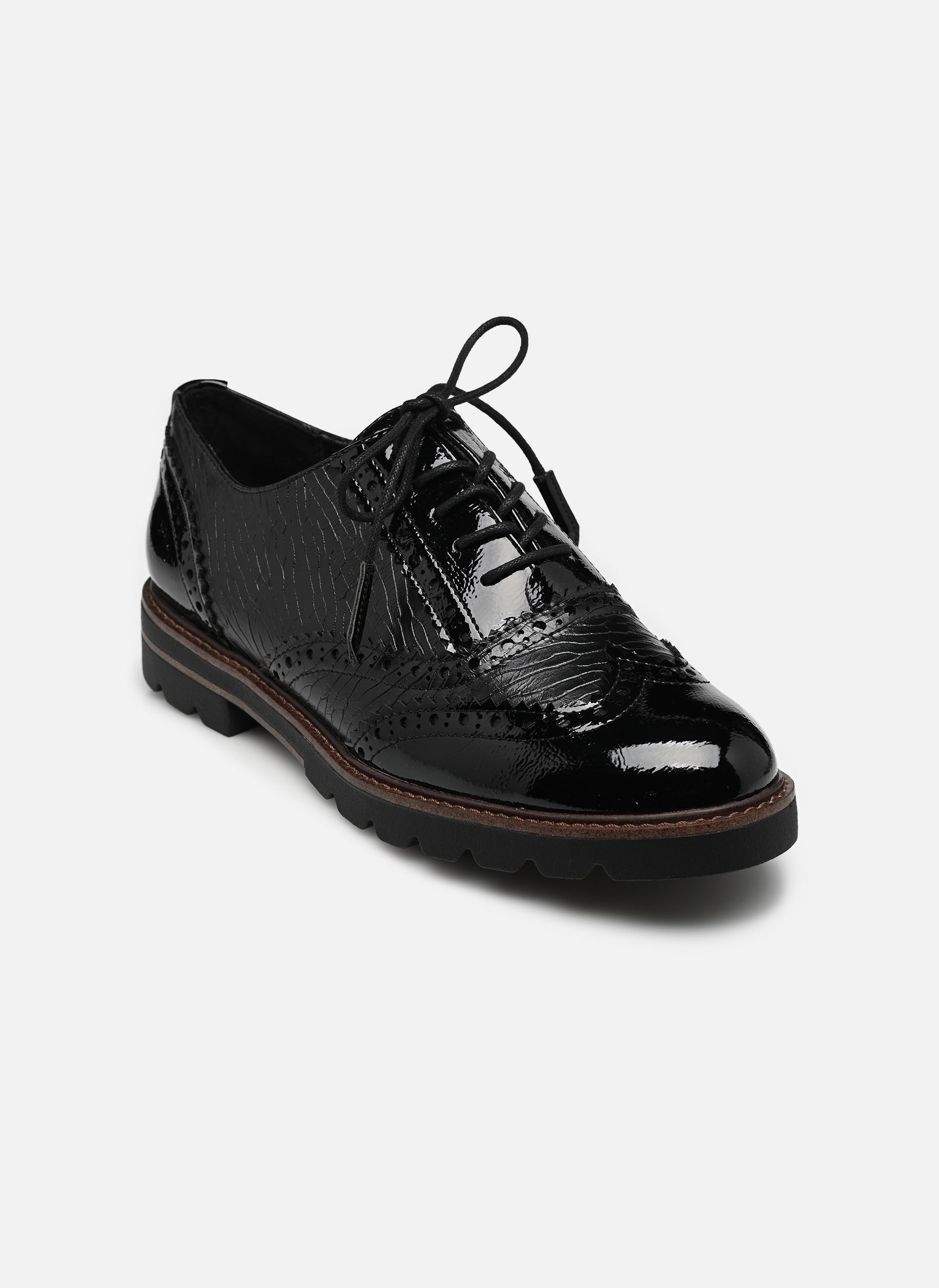 Richelieus-Schuhe 23700-41 damen schwarz Marco Tozzi Richelieus-Schuhe 23700-41 damen schwarz BLACK STR.COMB
