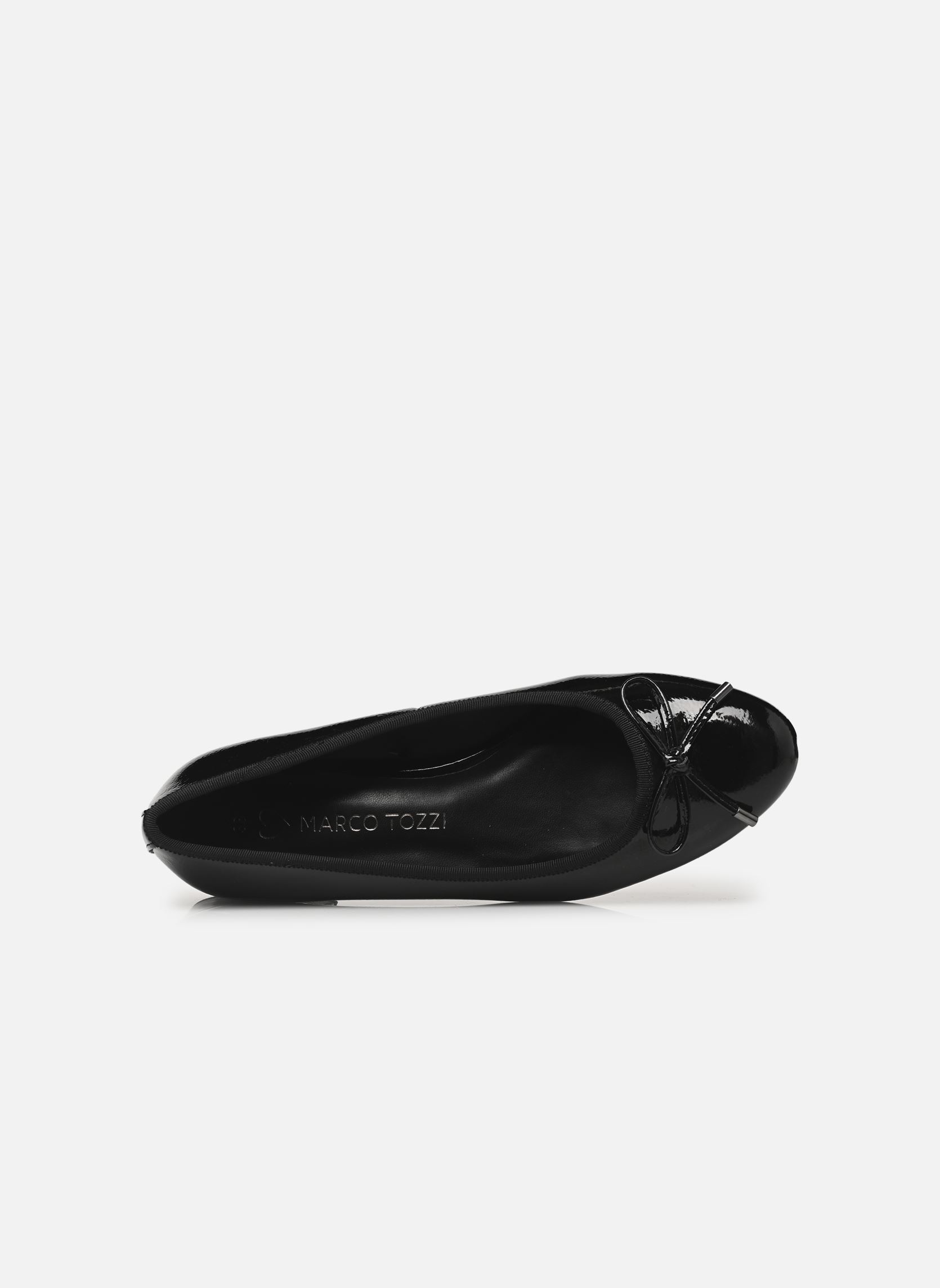 Klassische Ballerinas 22208-43 damen schwarz Marco Tozzi Klassische Ballerinas 22208-43 damen schwarz BLACK PATENT