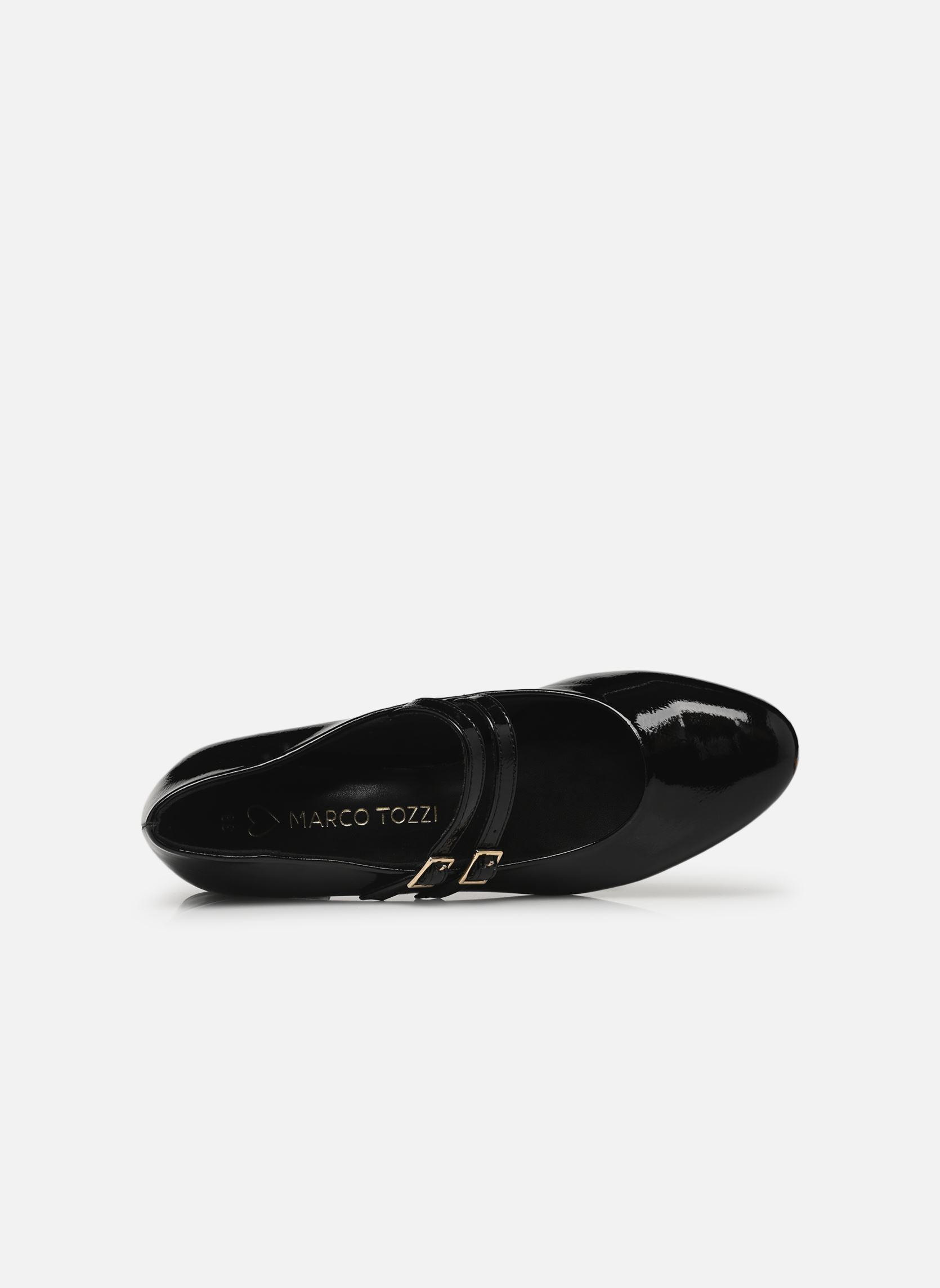 Zapatos de tacón con correas 22209-44 mujer negro Marco Tozzi Zapatos de tacón con correas 22209-44 mujer negro Black Patent