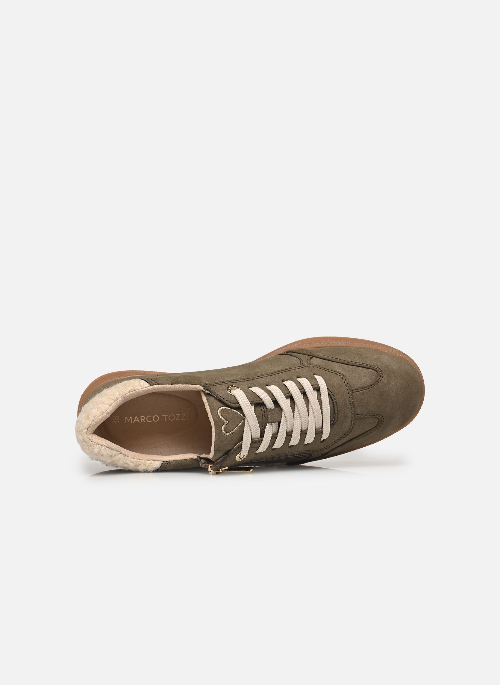 Lage sneakers 23778-45 dames beige Marco Tozzi Lage sneakers 23778-45 dames beige TAUPE COMB