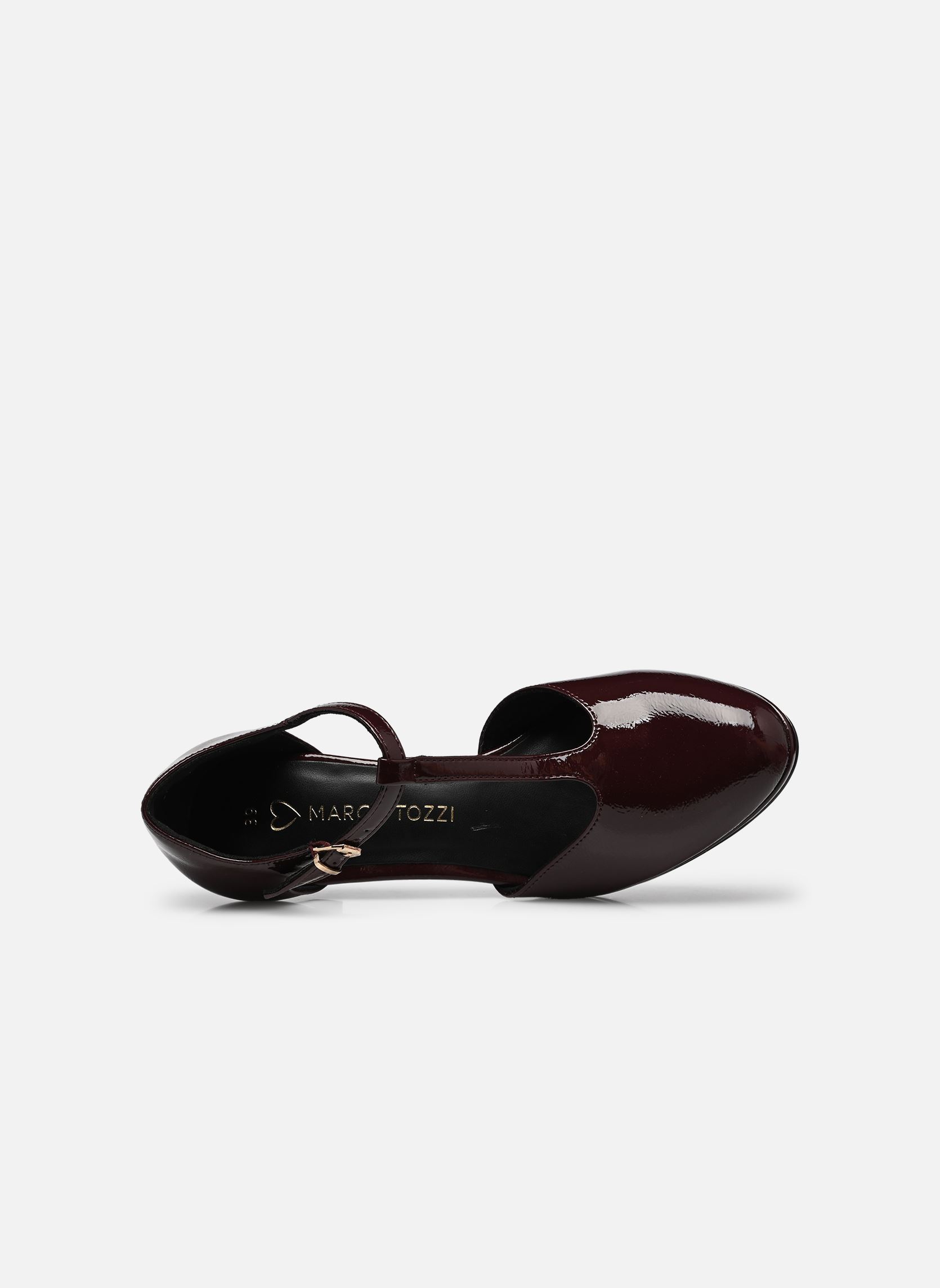 Pumps mit Riemchen 24419-45 damen bordeaux Marco Tozzi Pumps mit Riemchen 24419-45 damen bordeaux BORDEAUX PAT.