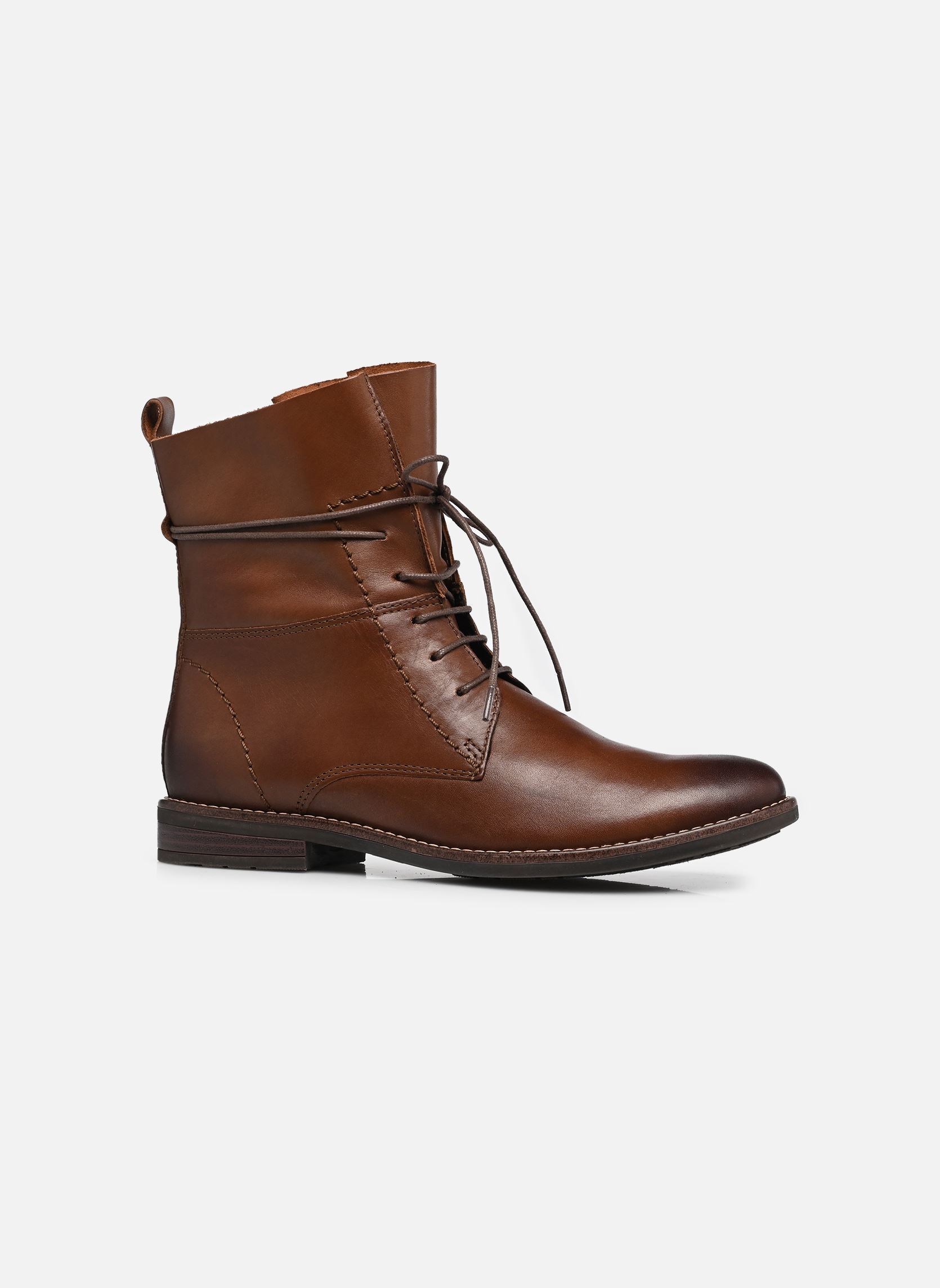Geschnürte Stiefeletten 25133-41 damen braun Marco Tozzi Geschnürte Stiefeletten 25133-41 damen braun CHESTNUT