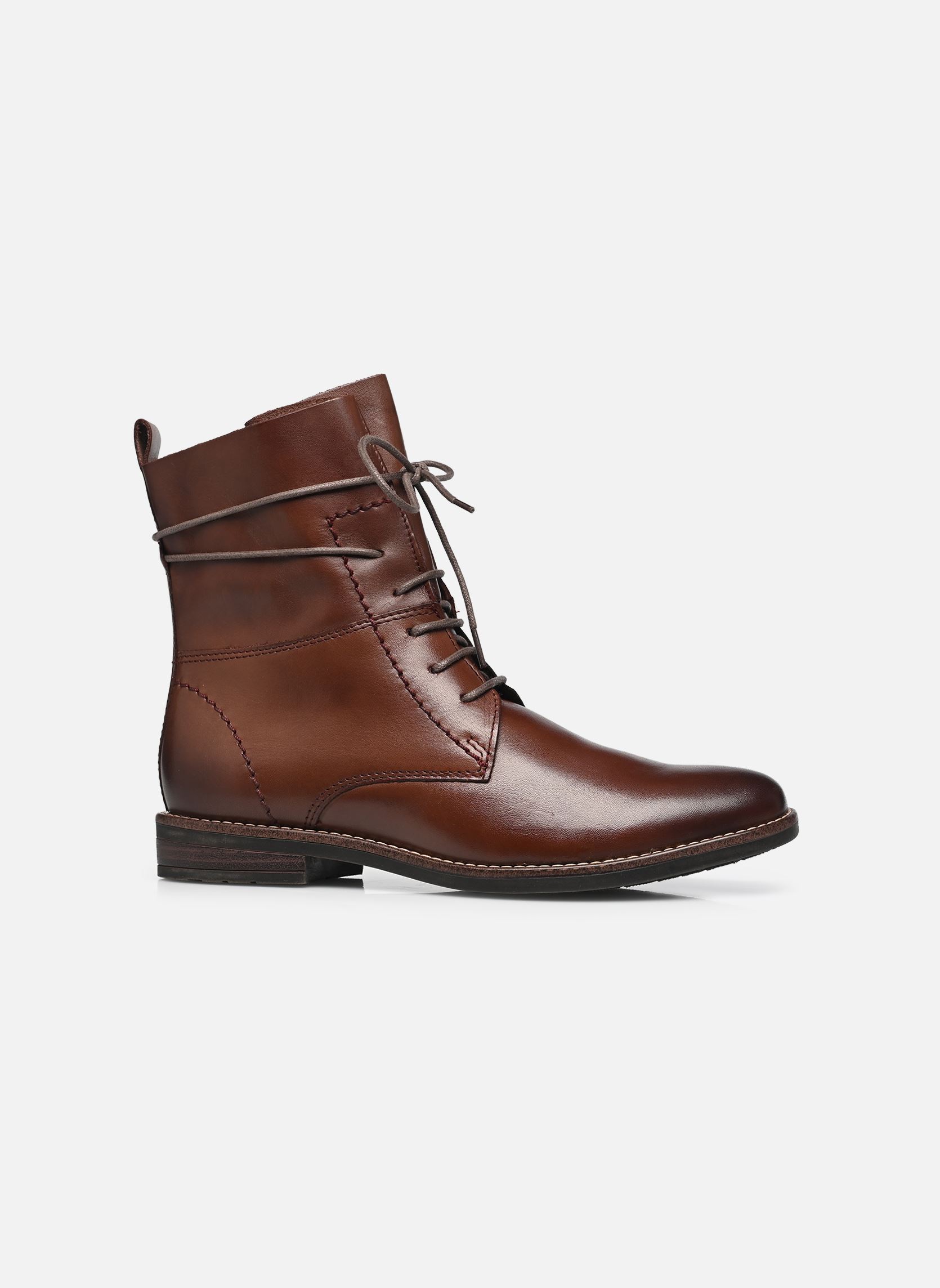 Stivaletti con lacci 25133-41 donna marrone Marco Tozzi Stivaletti con lacci 25133-41 donna marrone Chocolate