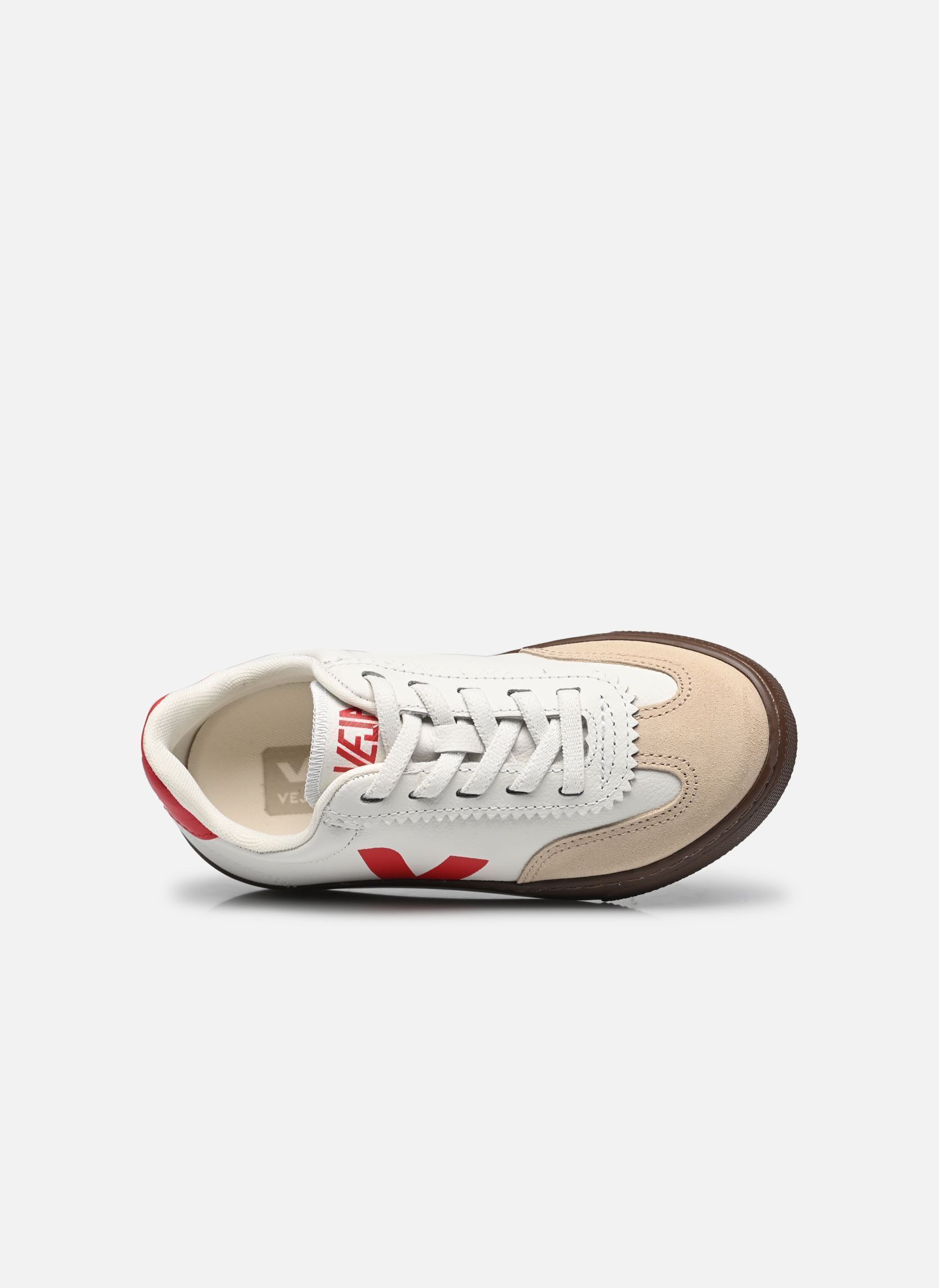 Sneakers Small Volley O.T. Leather - Lacets élast wit Veja Sneakers Small Volley O.T. Leather - Lacets élast wit WHITE_PEKIN_BARK