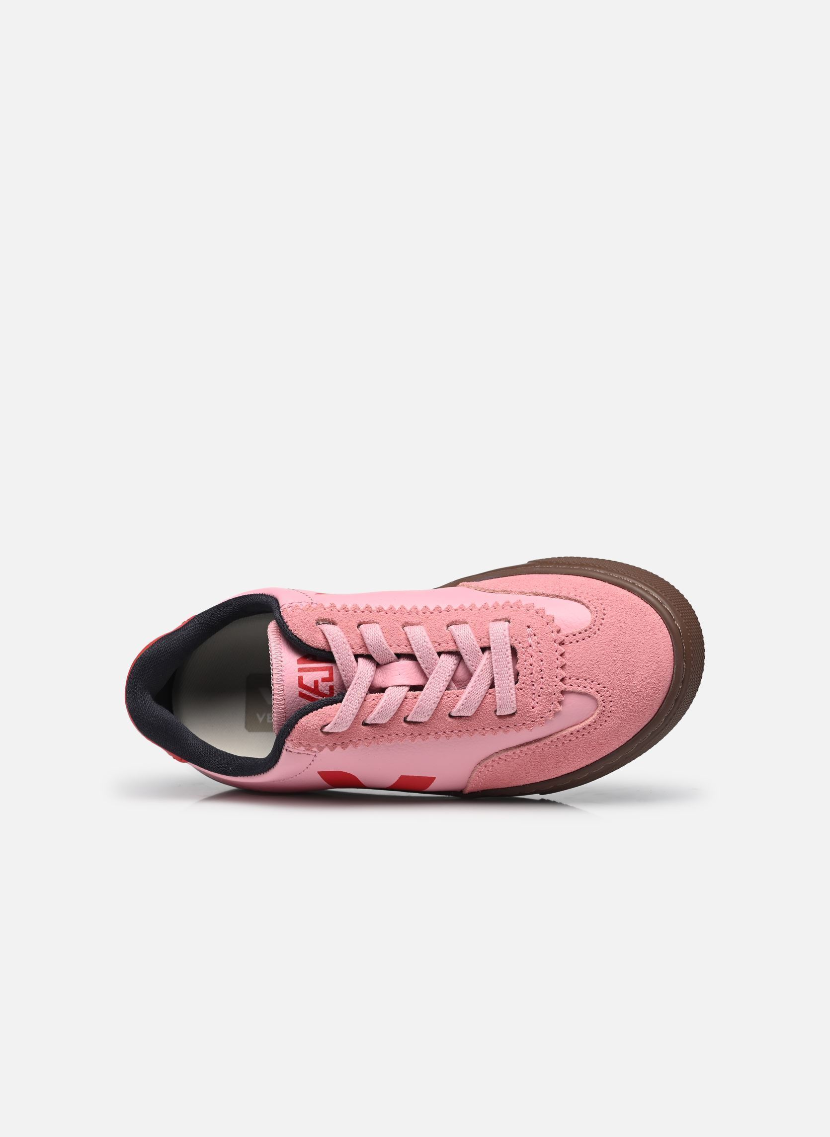 Baskets Small Volley O.T. Leather - Lacets élast fille rose Veja Baskets Small Volley O.T. Leather - Lacets élast fille rose GUIMAUVE_PEKIN_BARK