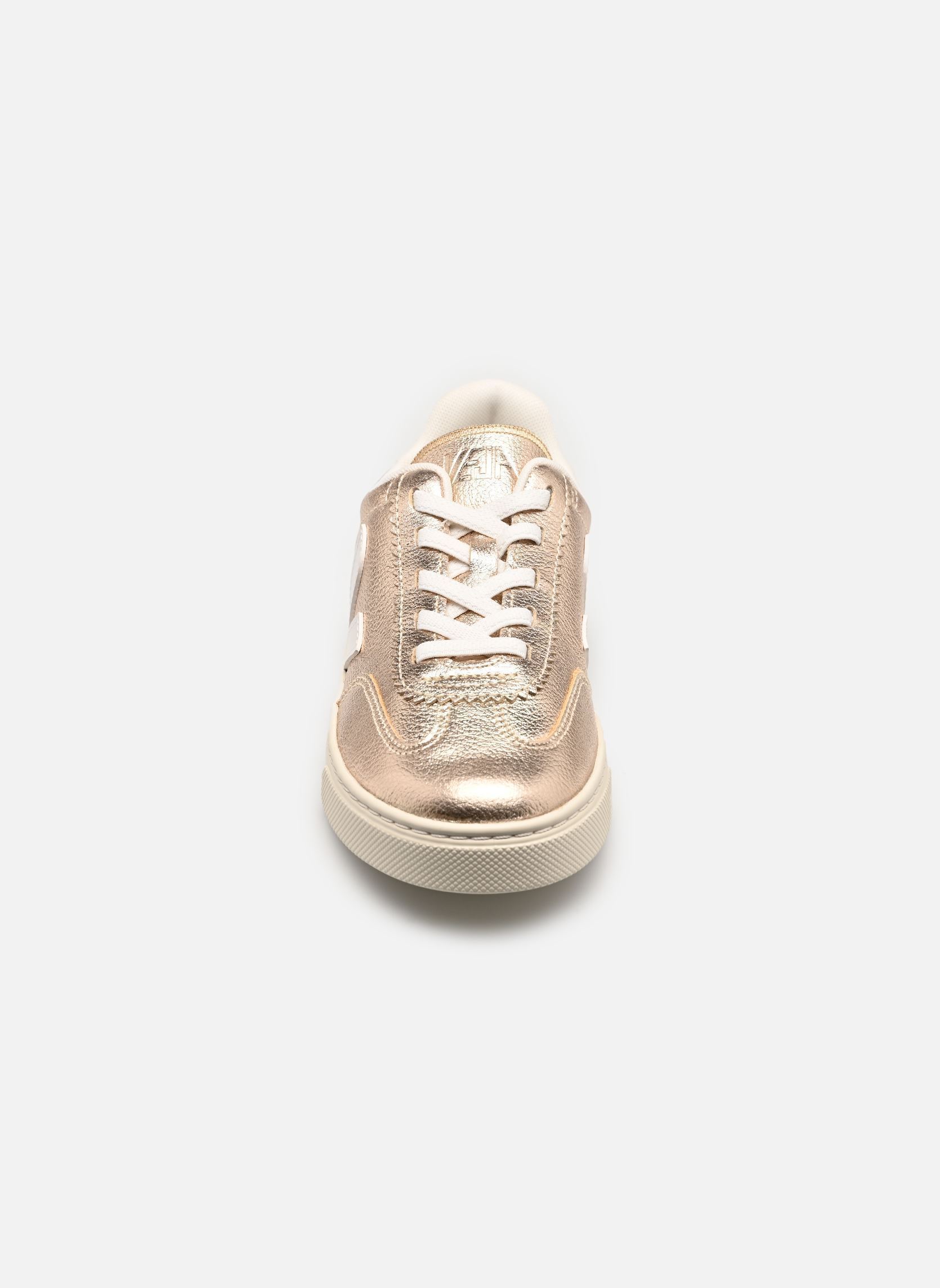 Baskets Small Volley O.T. Leather - Lacets élast fille or et bronze Veja Baskets Small Volley O.T. Leather - Lacets élast fille or et bronze PLATINE_WHITE