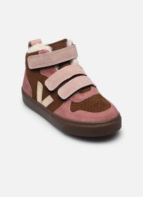 Baskets Small V-10 Mid Winter Suede fille marron
