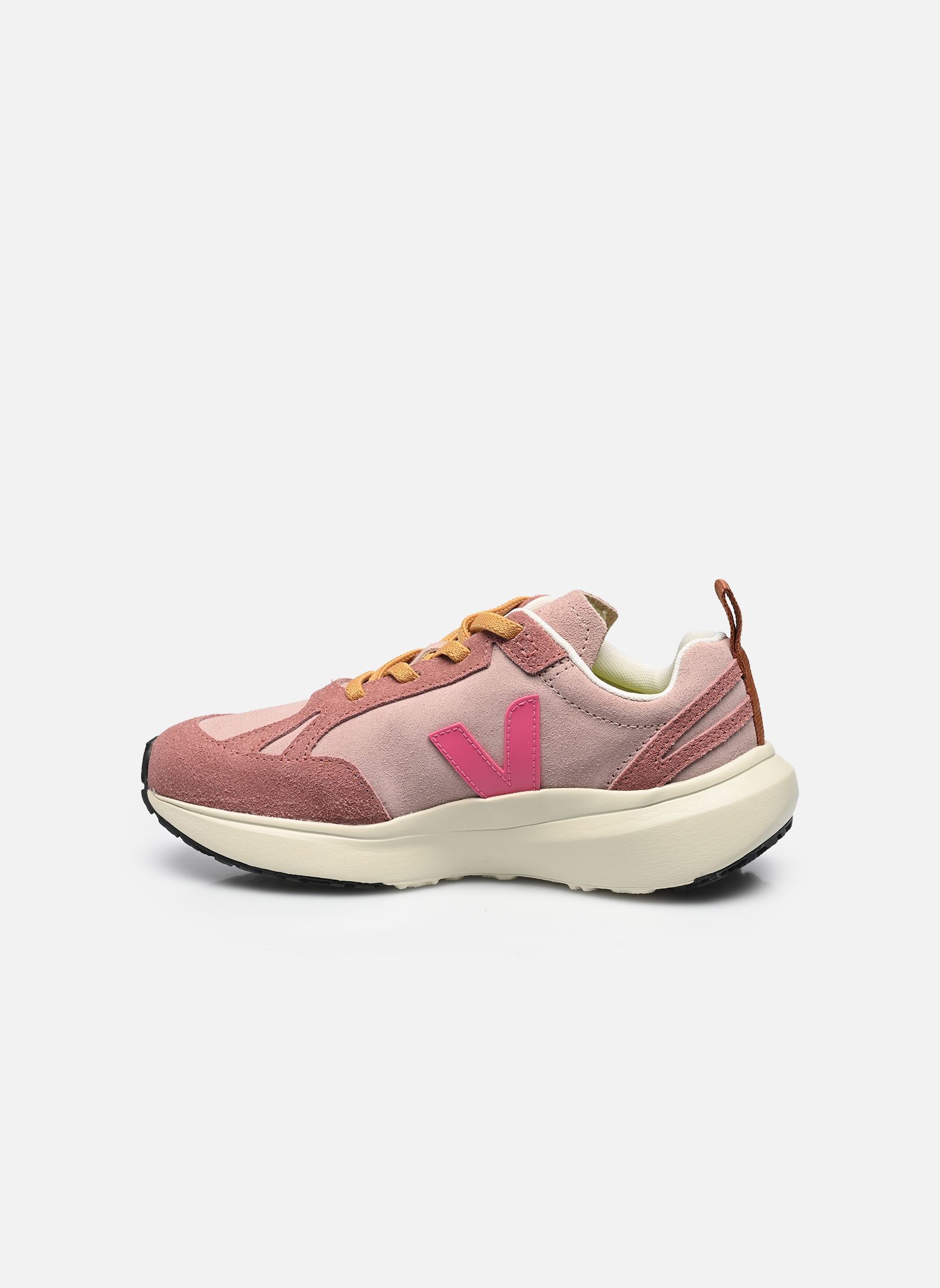 Baskets Small Canary Light Suede fille rose Veja Baskets Small Canary Light Suede fille rose BABE_MIA