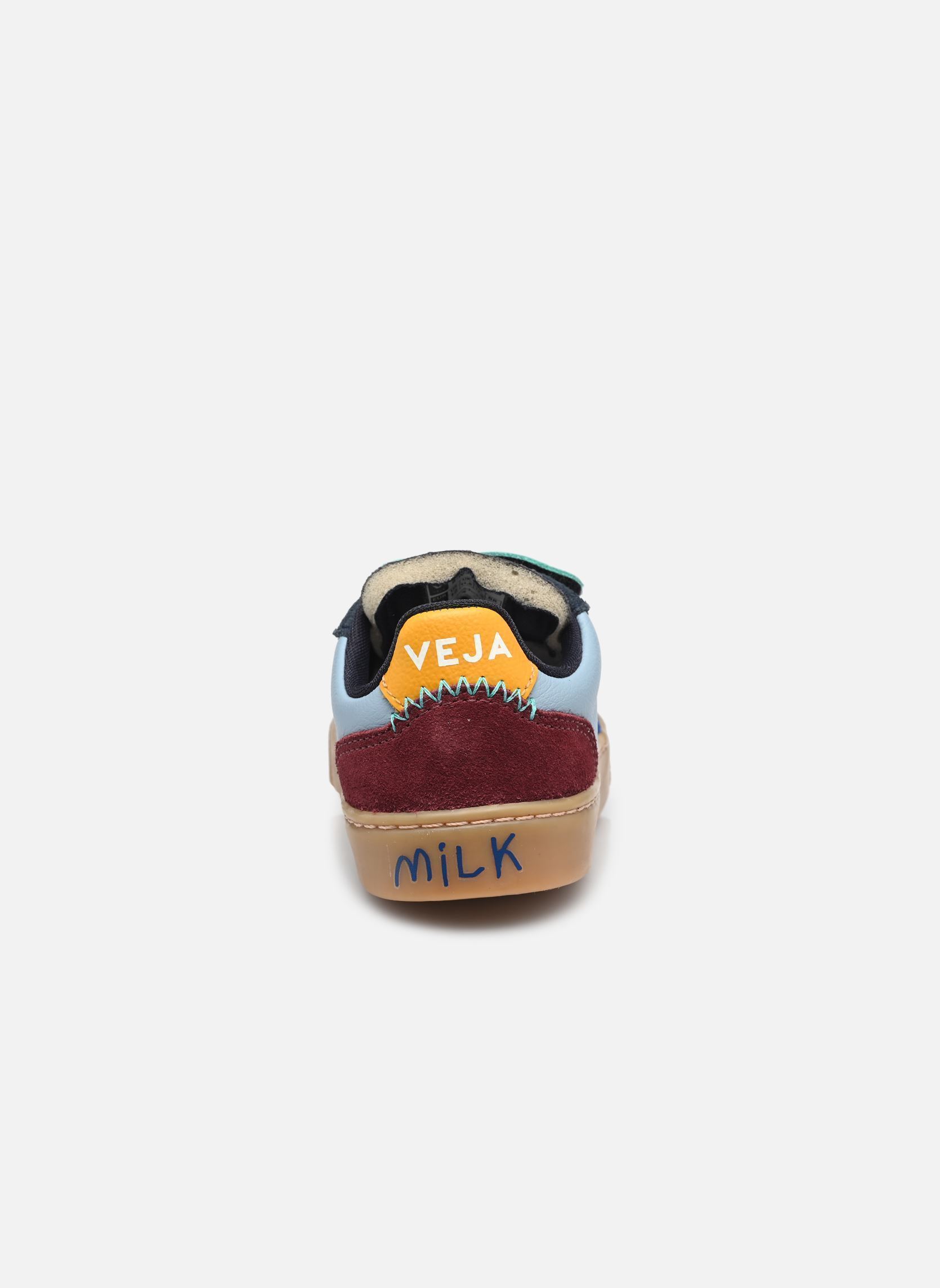 Sneakers MILK X SMALL V-90 O.T. LEATHER blauw Veja Sneakers MILK X SMALL V-90 O.T. LEATHER blauw STEEL_PIERRE