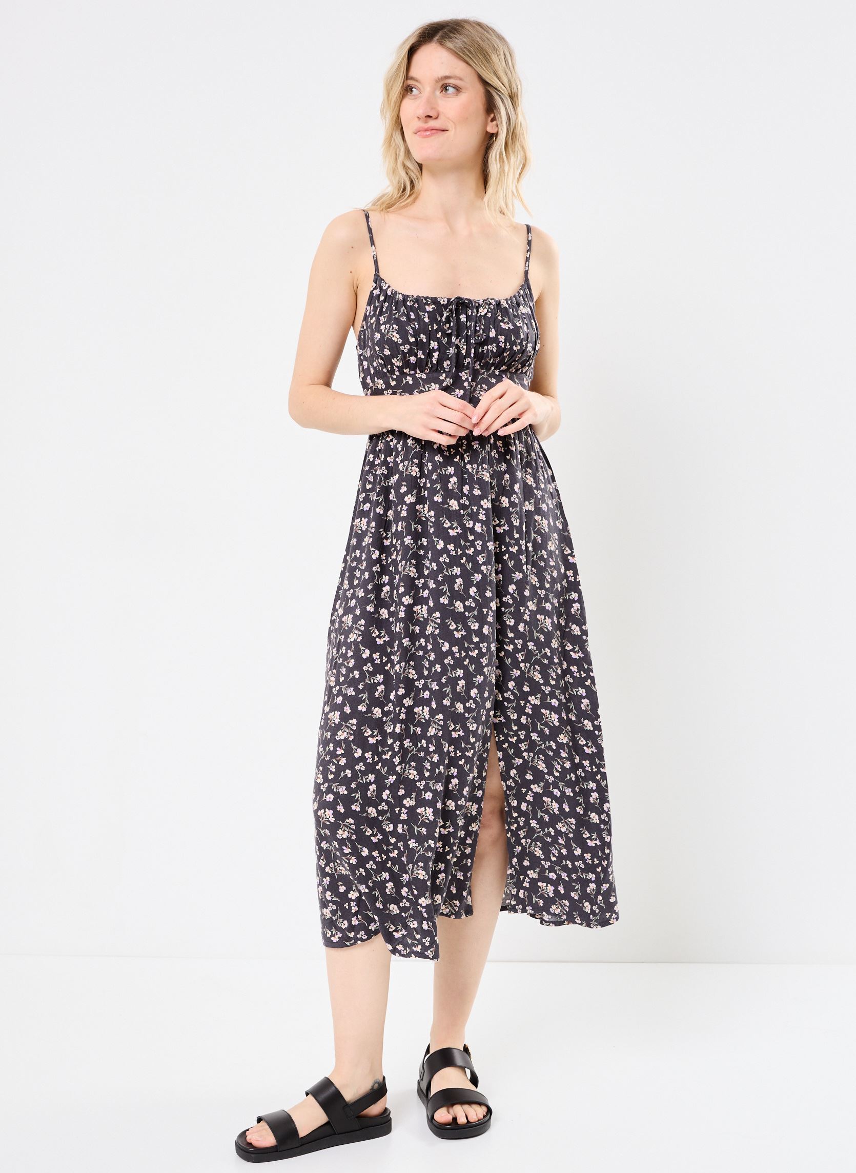 Vestidos largos Take Your Time mujer negro Billabong Vestidos largos Take Your Time mujer negro BLACK SANDS