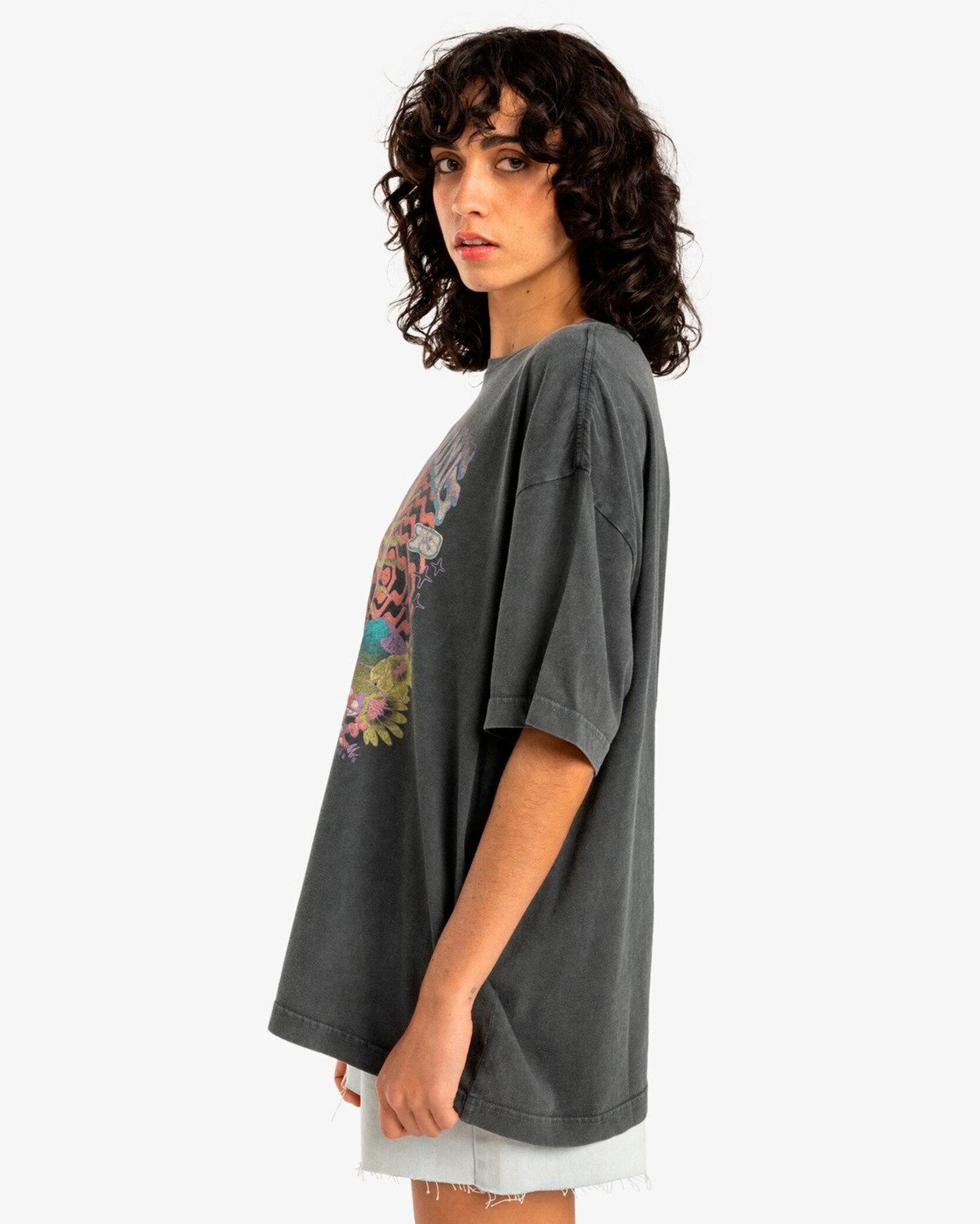 T-shirts met korte mouwen Celio Grande dames zwart Billabong T-shirts met korte mouwen Celio Grande dames zwart OFF BLACK